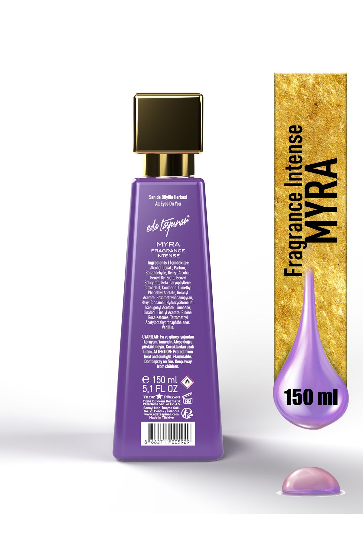 عطر زنانه MYRA INTENSE 150 میل EGY0063 Eda Taşpınar