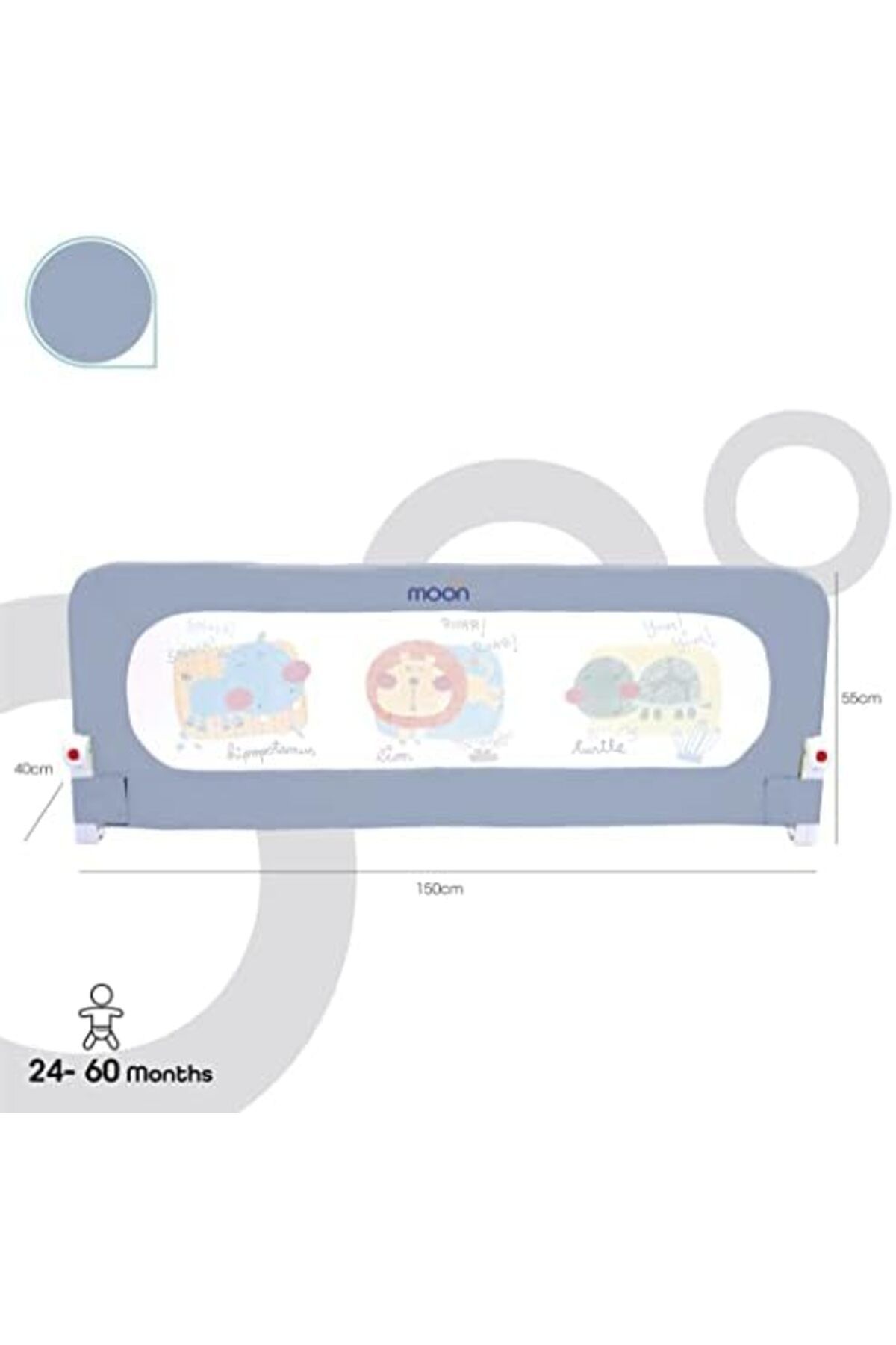 CHILD SAFETY-Extra Long Safety Bed Rail For Kids / Toddler- Fits Single / King / Queen Size 4