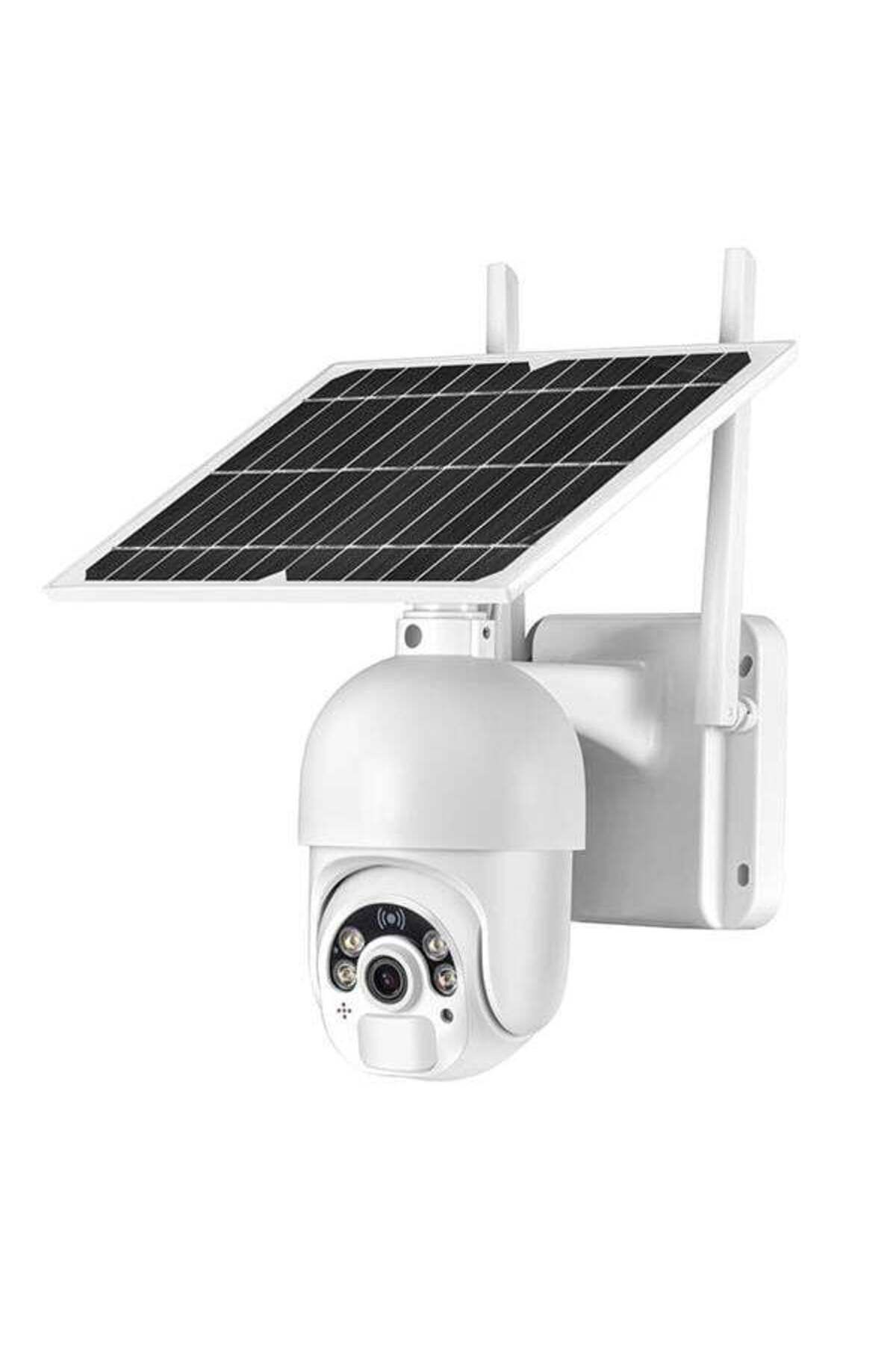 Modafiks Powermaster PM-26195 Solar Güneş Panelli 2MP 1080P 4G Sim Kart Ubox Destekli Wifi Kamera