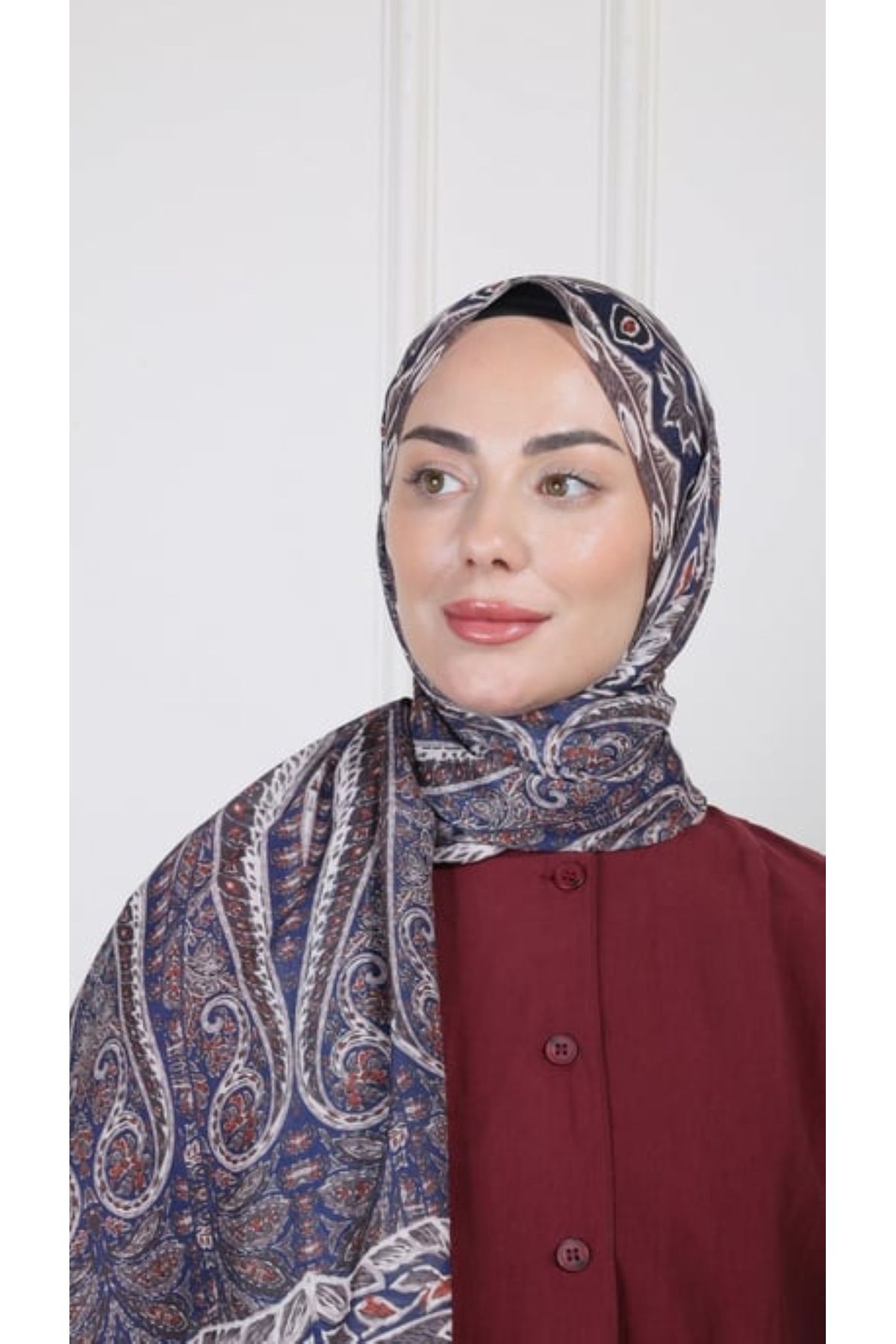 locella Desenli Pamuk Vual Şal