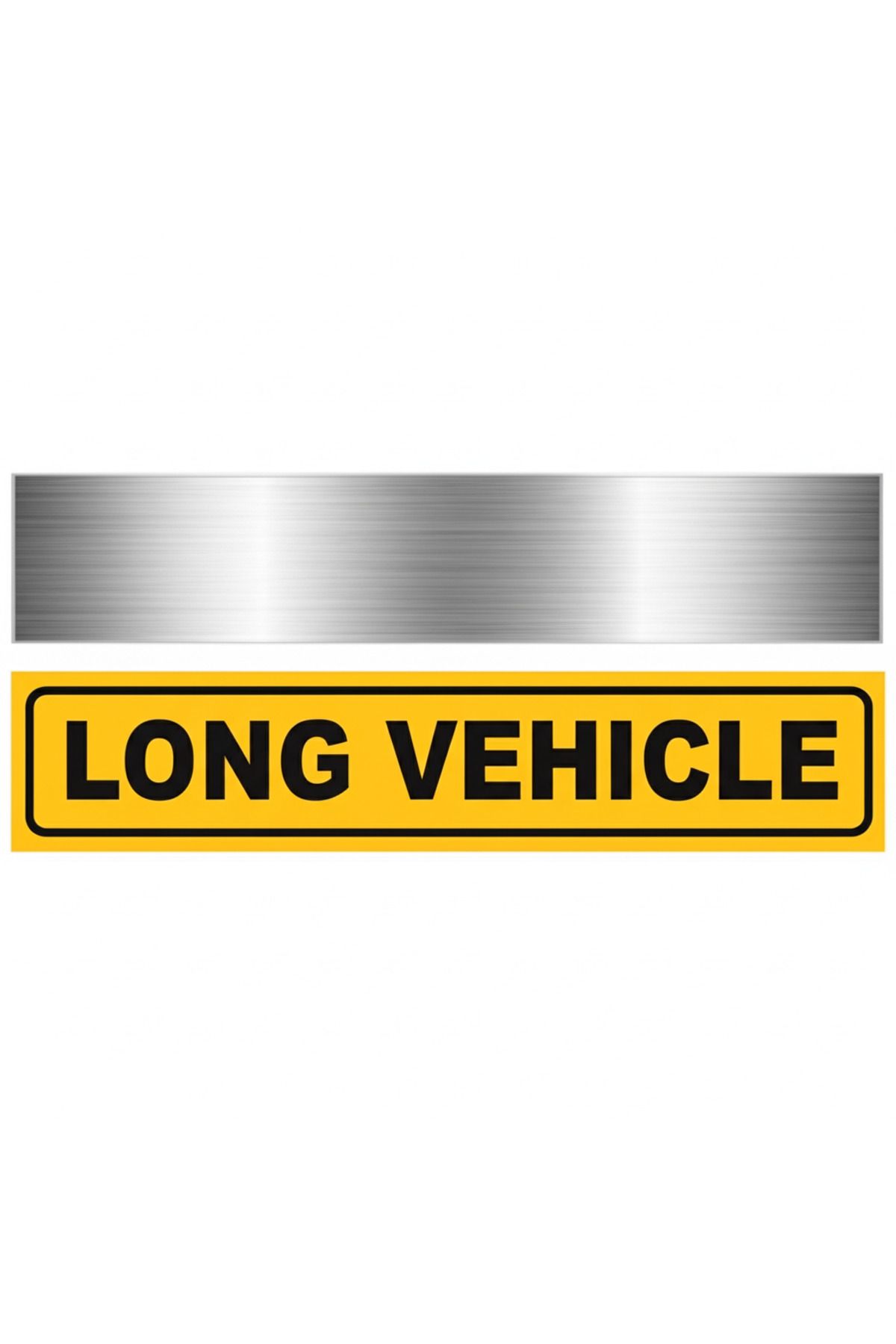 opersan LONG VEHICLE TEHLİKE İŞARET PLAKASI 500X110 MM