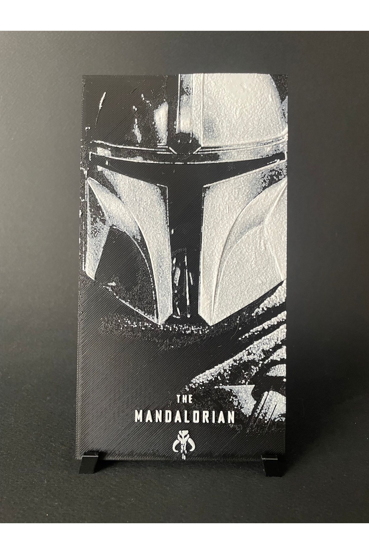 Studio HEX3D Mandalorian Kabartma Poster