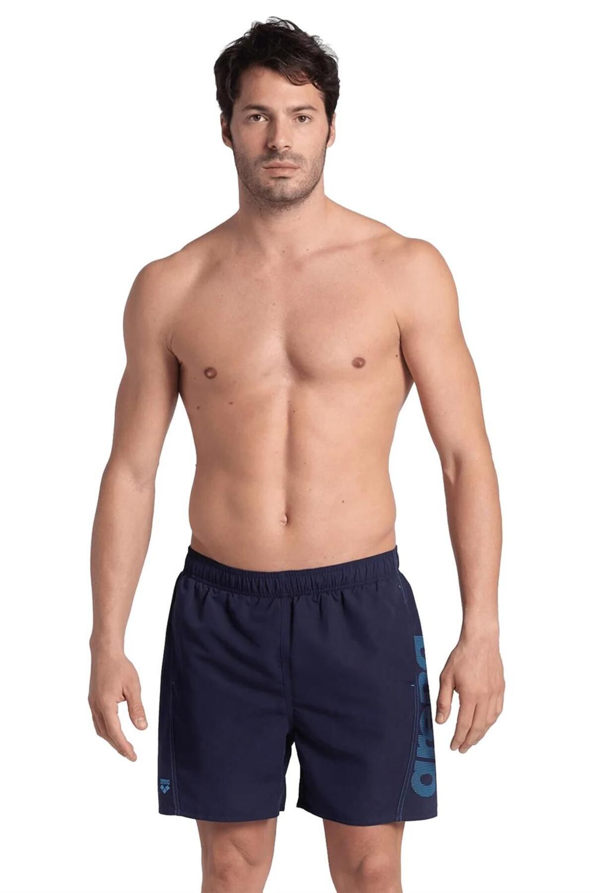 ARENA Fundamentals Logo Boxer Erkek Deniz Şortu