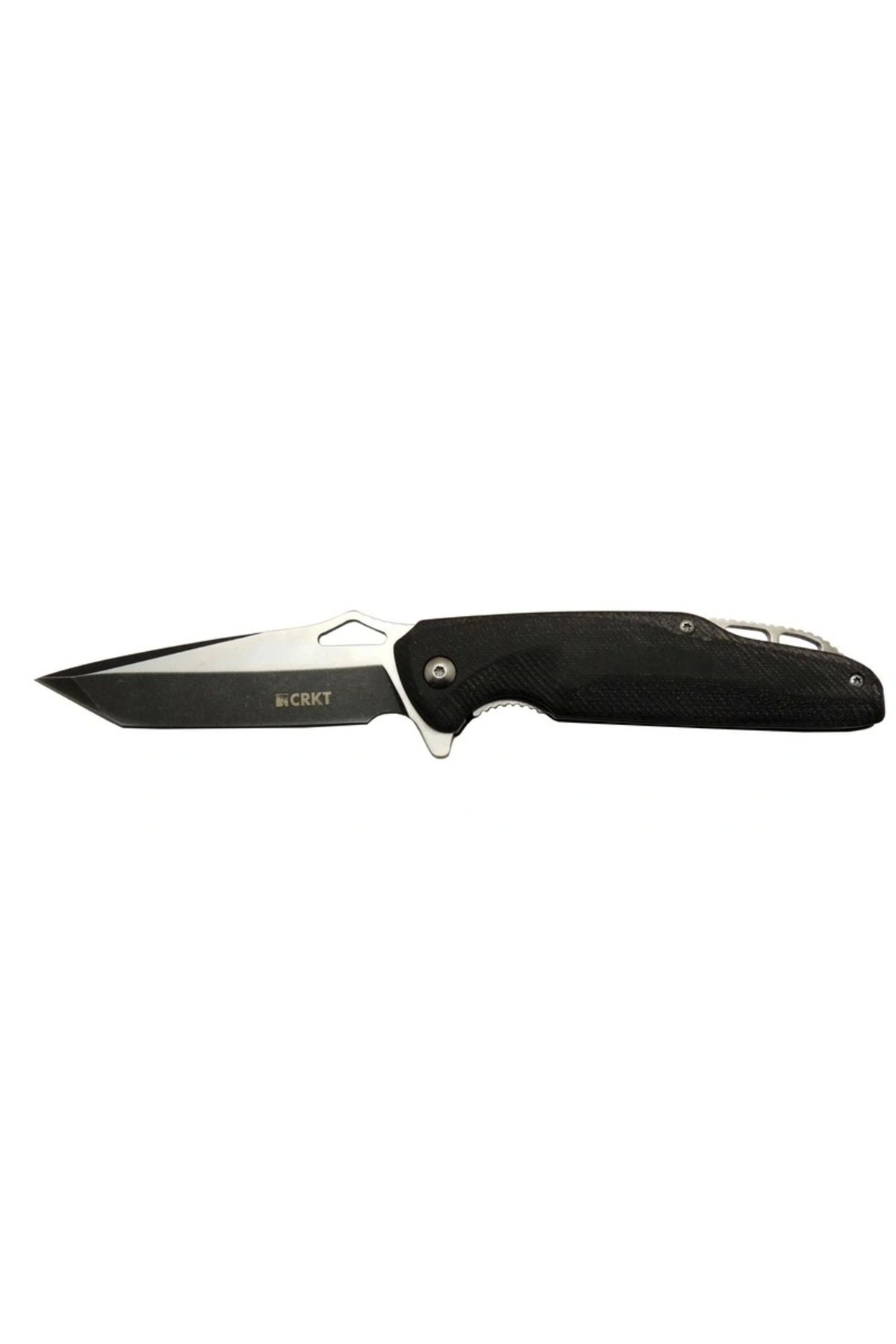 OurStyles Crkt Predator 706 CBK Siyah Kamp / Outdoor Çakı 21cm - Yarı Otomatik, Kutulu