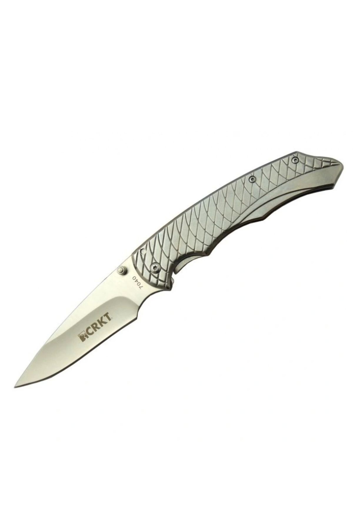OurStyles Crkt 7040 WY Kamp Çakı 22 cm - Metal Saplı, Kılıflı, Kutulu