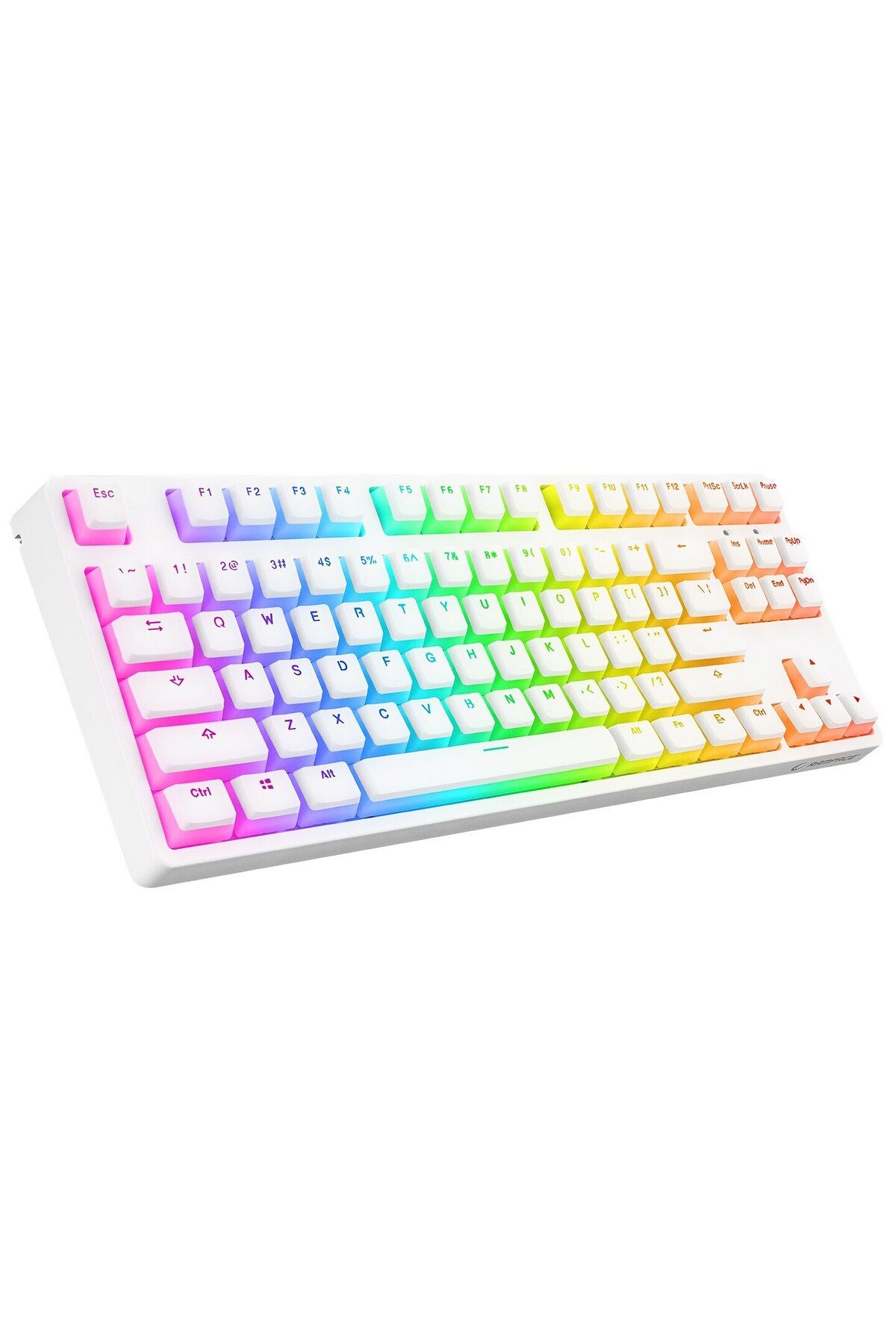 Rampage-Gaming Ghost Mechanical Keyboard, Rgb, Red Switches, Programmable, 1000hz, Anti-ghosting, Usb-c 4