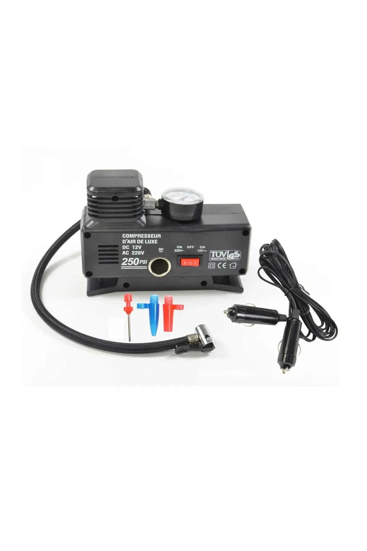 Modafiks Ka-843 Göstergeli 250 Psı 12v 35 Lpm Oto Hava Kompresörü