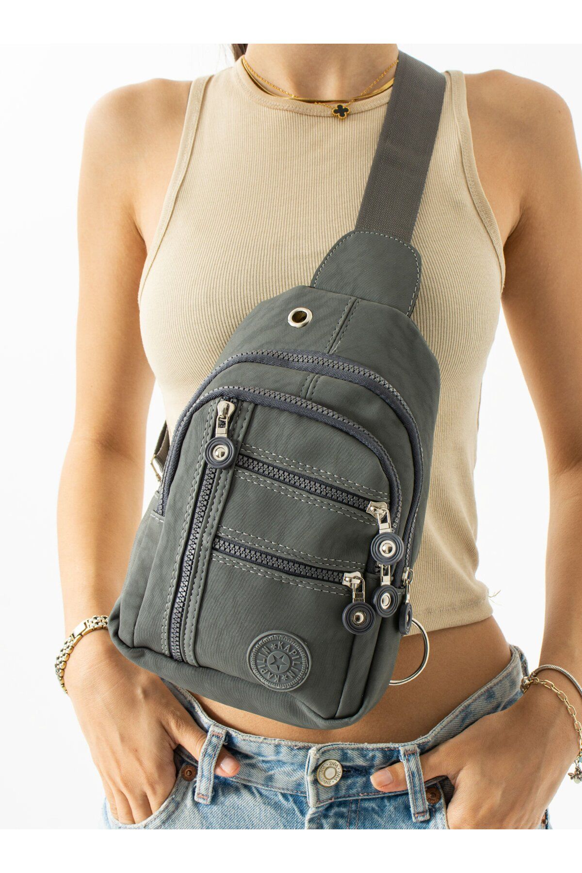 Judour Bags Omuz Çantası - Gri - Judour Bags