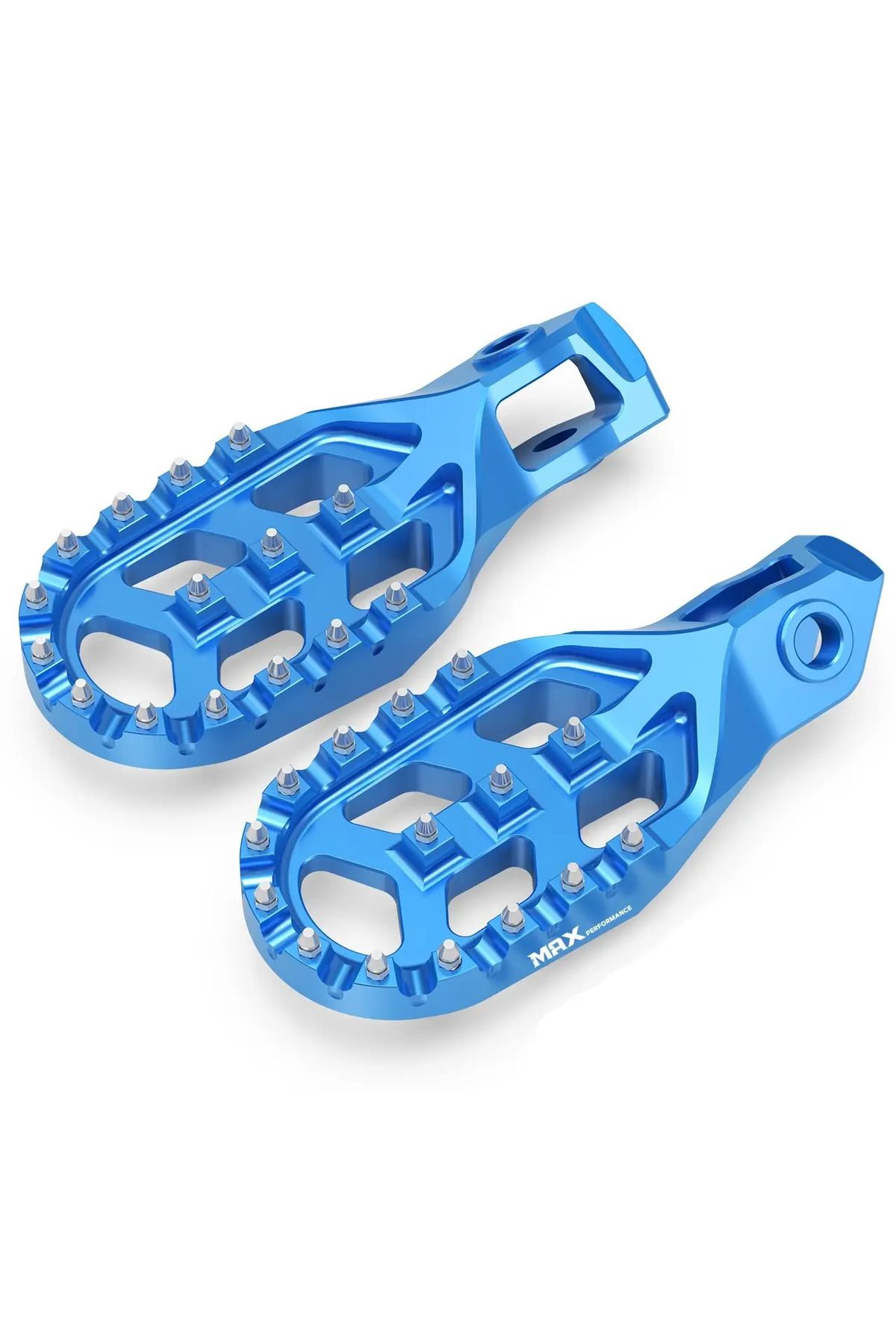 max performance Alüminyum FootPegs-Genişletilmiş Ayaklık-Mavi(Ktm Husqvarna Gasgas 24-25 TBI uyumlu)