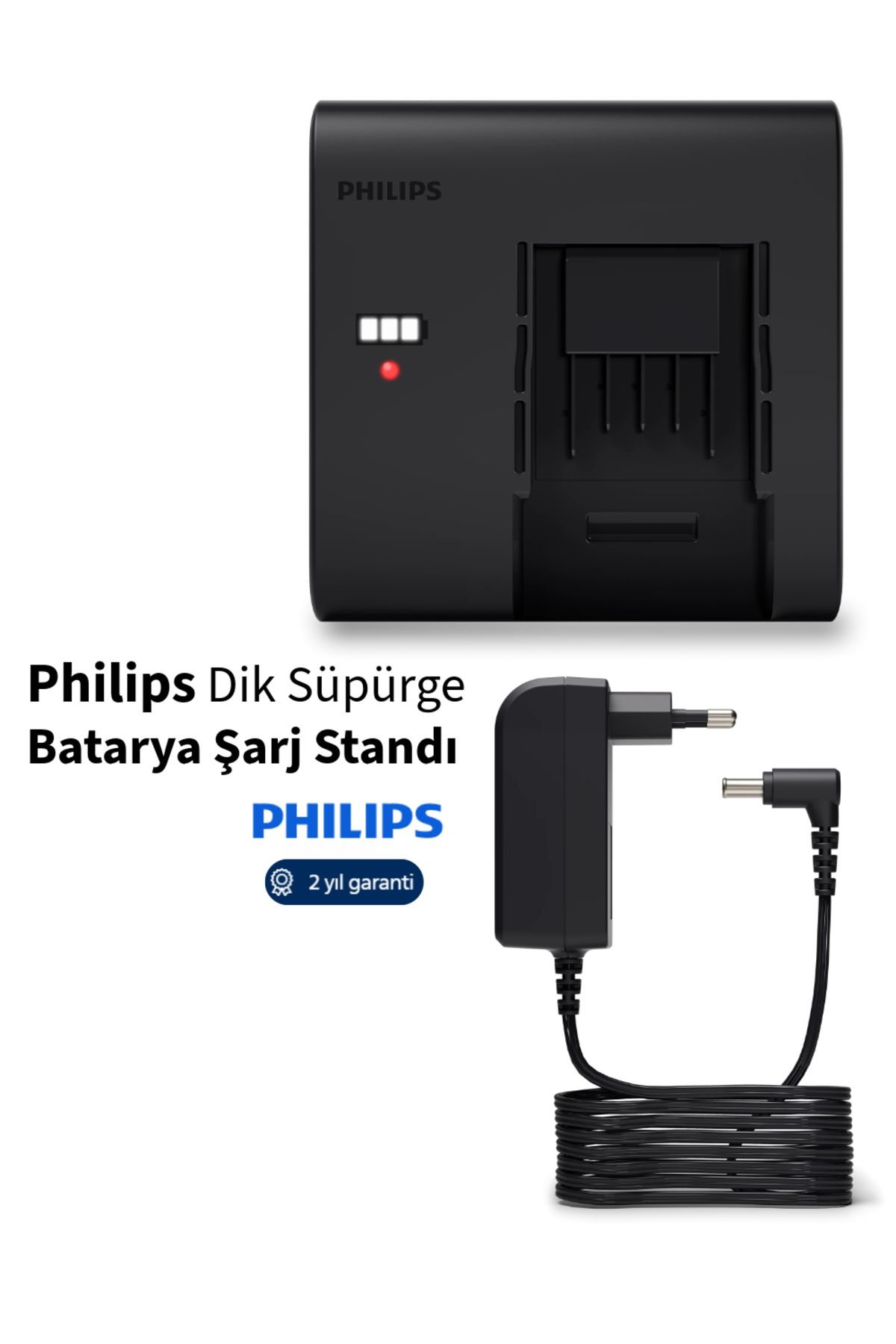 Philips Şarjlı Dik Süpürge Batarya Şarj Ünitesi