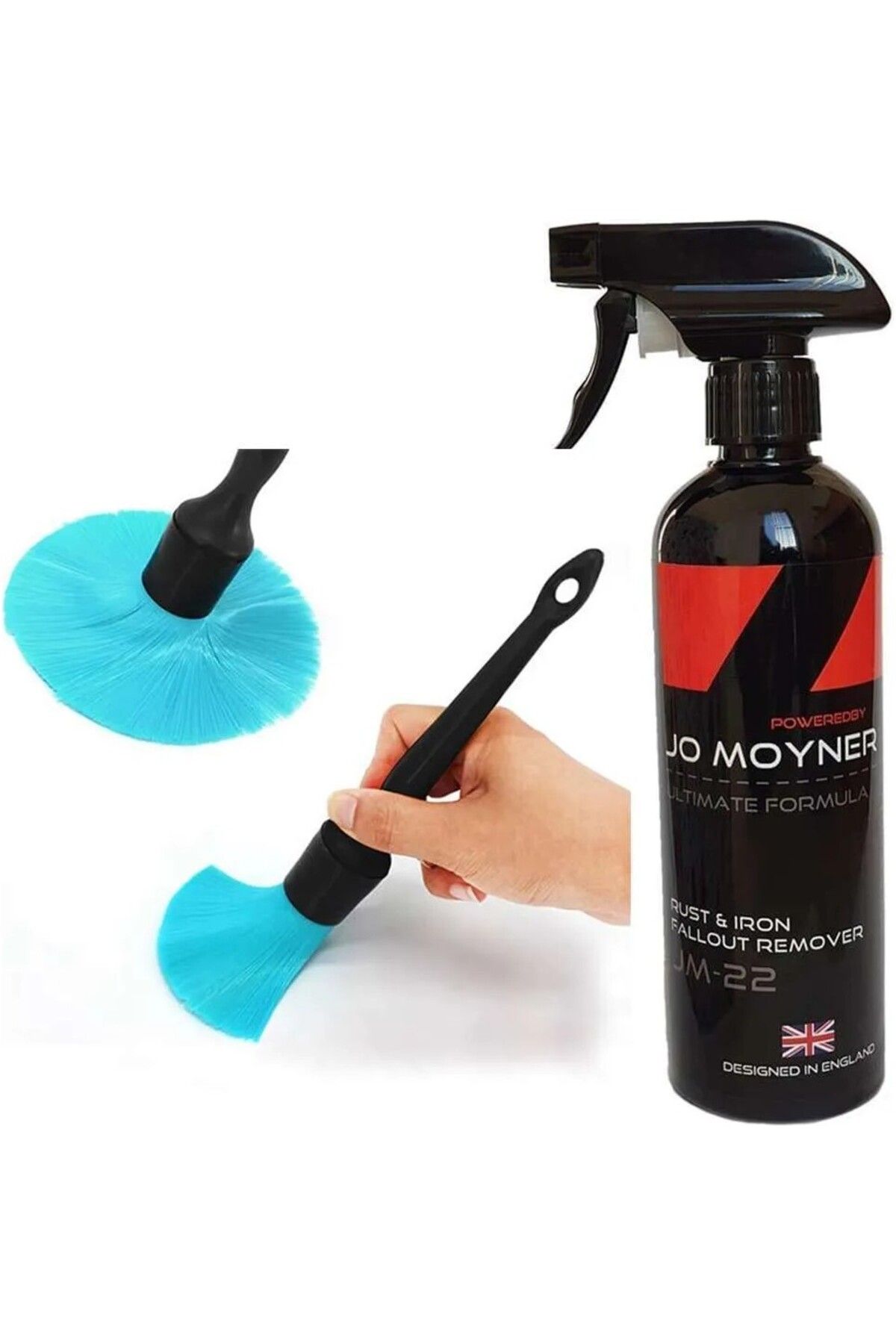 Jo Moyner iron Out Demir Tozu Temizleyici 500 Ml + Profesyonel Detay Fırçası Jm22 Jm510