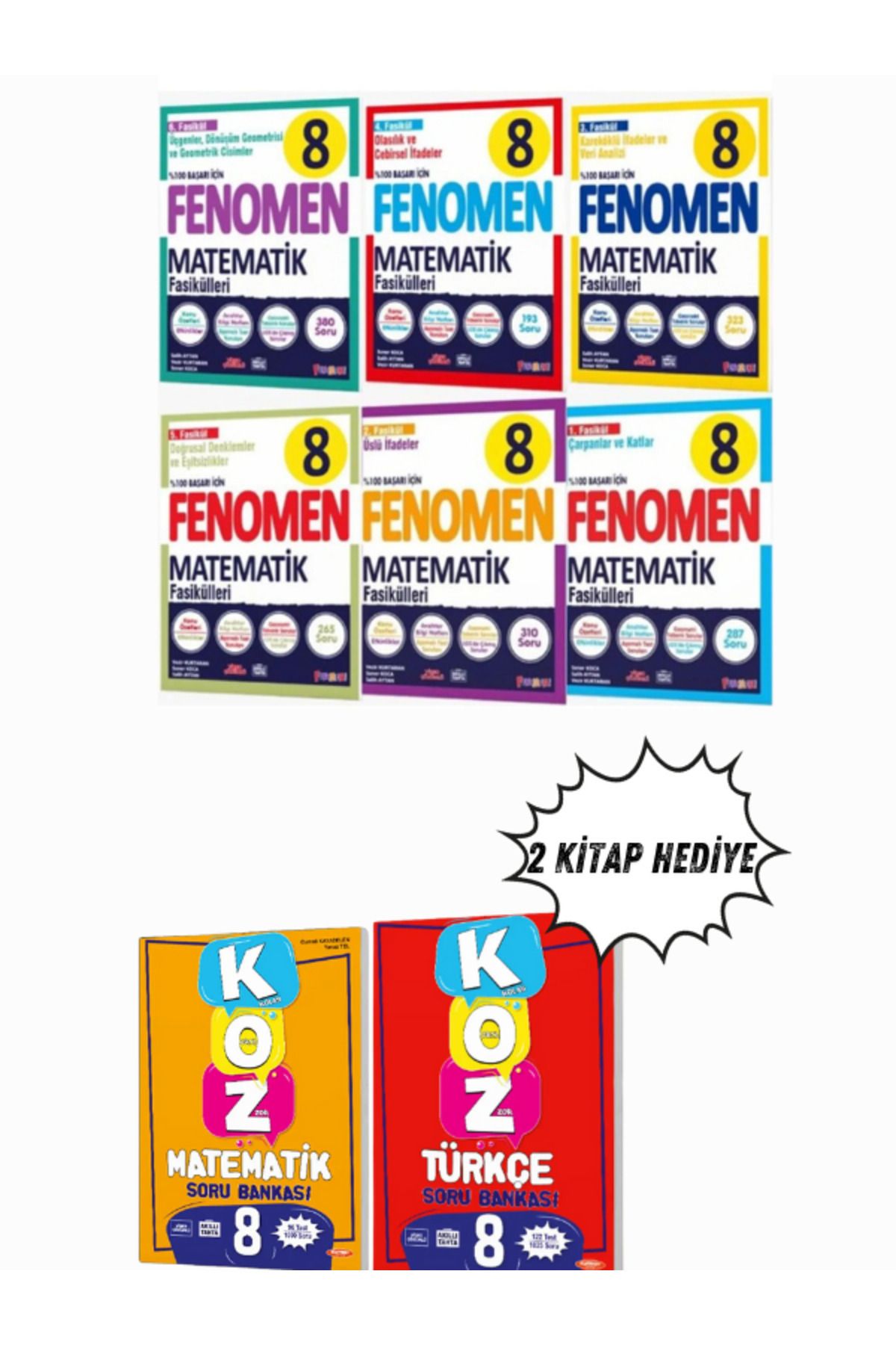 Fenomen Yayıncılık FASİKÜL SET MATEMATİK 8.SINIF FENOMEN YAYINLARI GÜNCELL