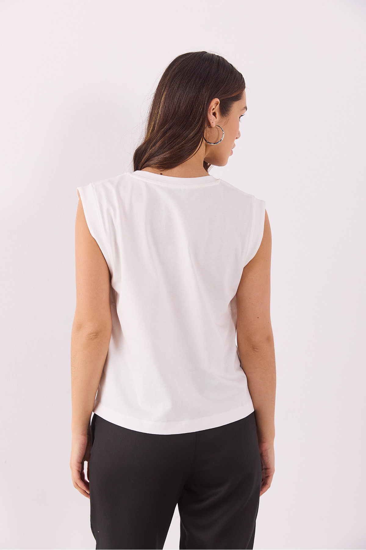 VENA-Butterfly Printed T-Shirt - Ivory 5