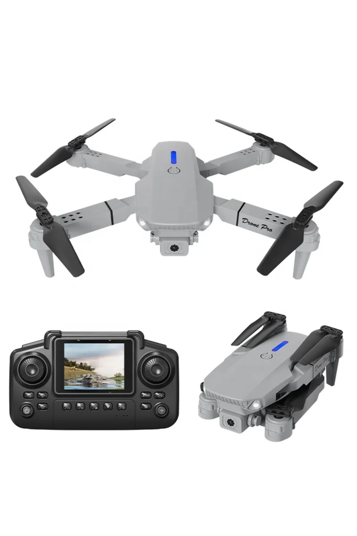 SoundWave E88 Pro Ekranlı Uzaktan Kumandalı Taşıma Çantalı Kameralı Drone