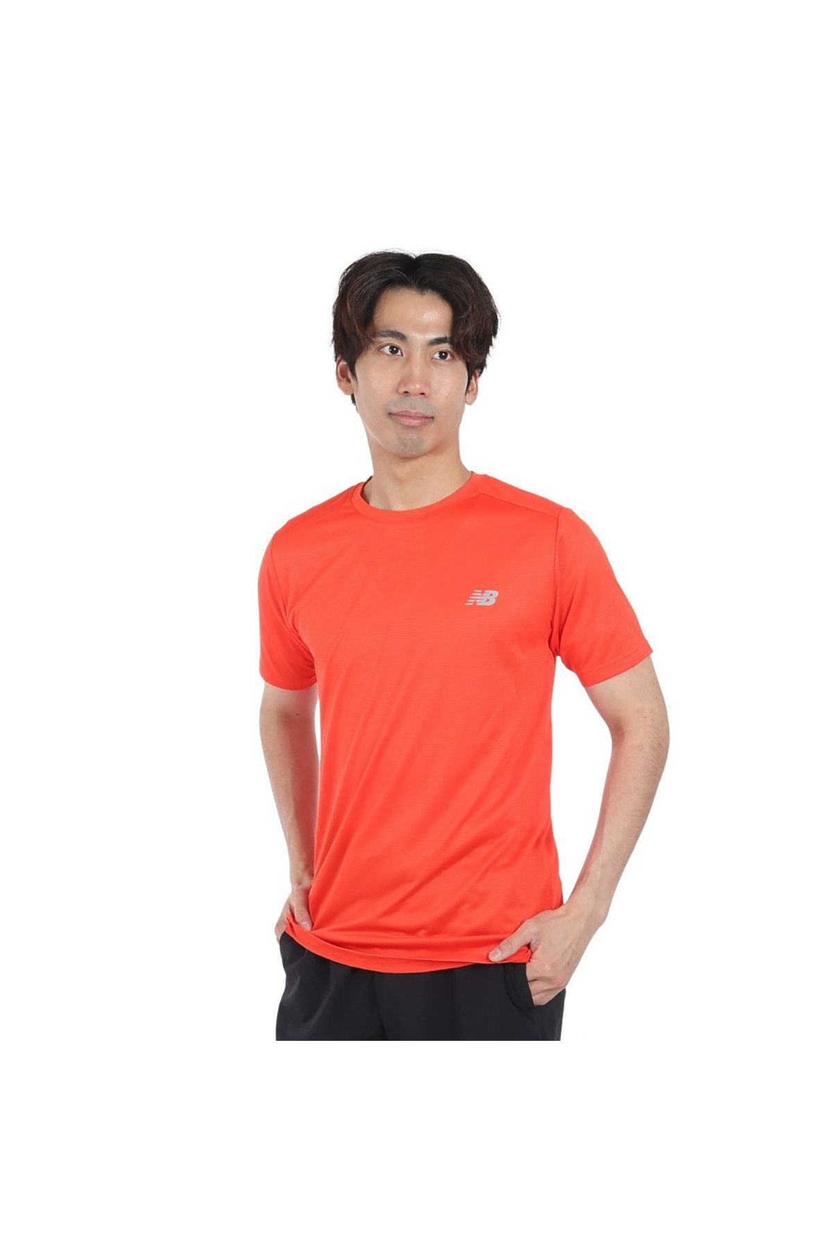 تی شرت ورزشی قرمز مردانه آقایان NEF اورجینال New Balance