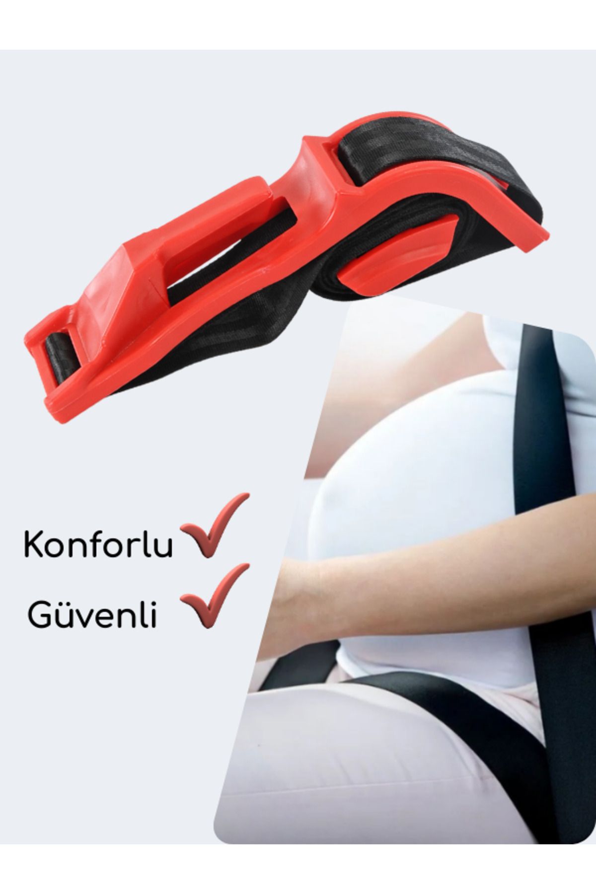 EGGBABY Hamile Emniyet Kemeri Aparati Araç Koltuğu Için Güvenli Konforlu