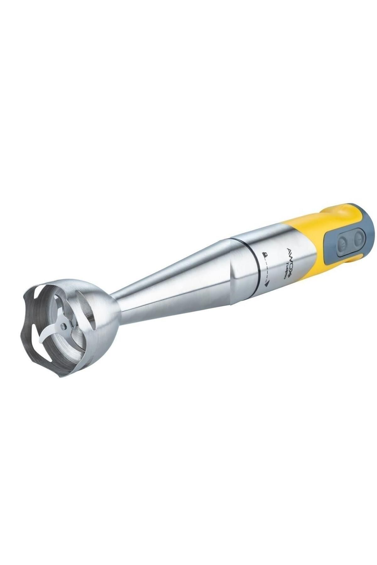 Voltox Çelik Uçlu Çubuk Blender Kalın Bıçaklı Sarı