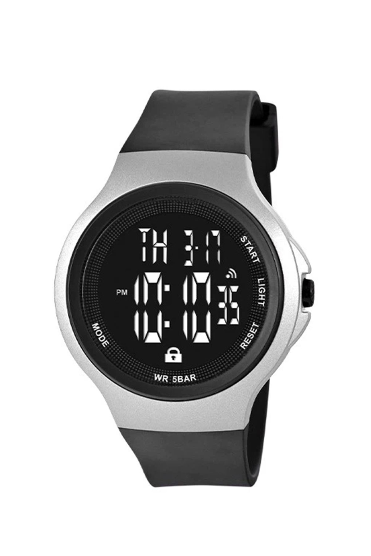 SPECTRUM PREMİUM Spectrum Premium Silikon Kordon Dokunmatik Ekran Dijital Unisex Kol Saati