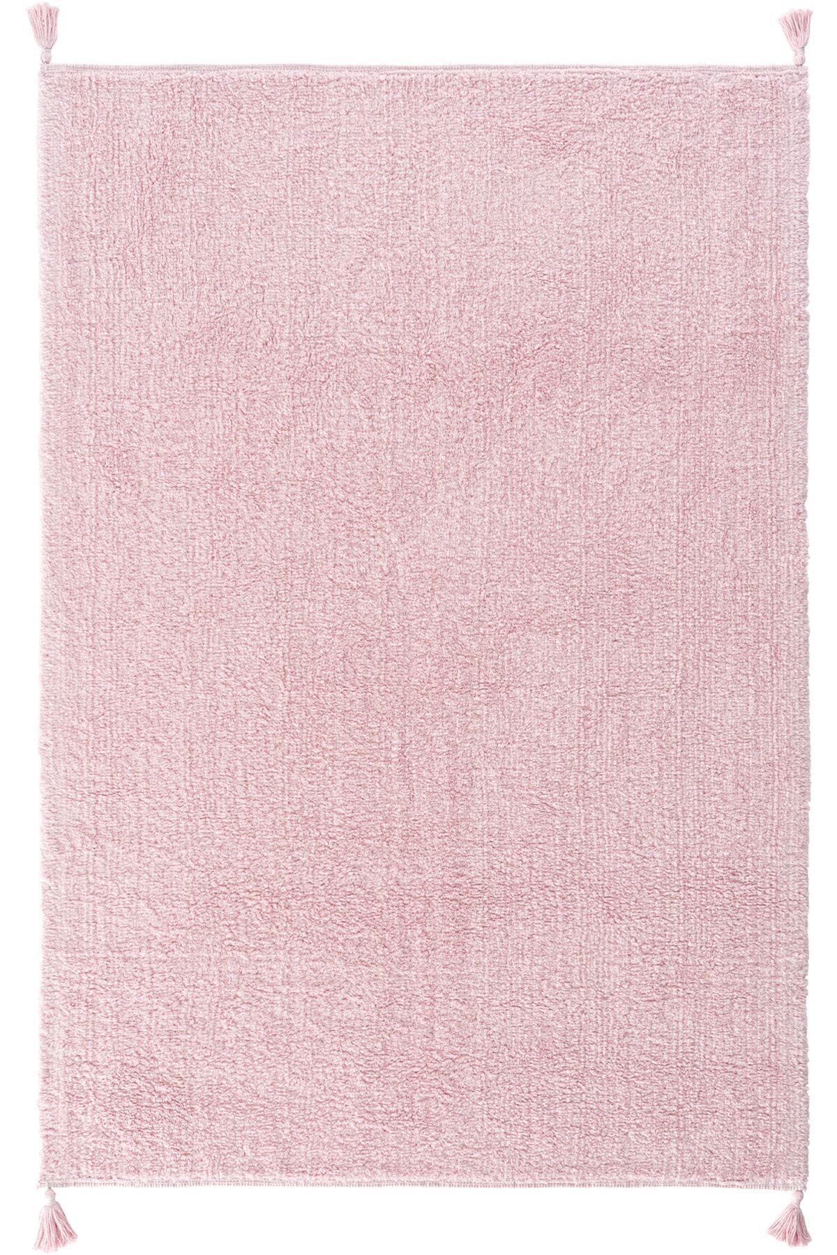 Cool Halı Cool Cotton Ccn Pudra Makinede Yıkanabilir Kaymaz Tabanlı Naturel Pamuk Dokuma Bebek Halısı fotoğrafı 2 (önizleme)