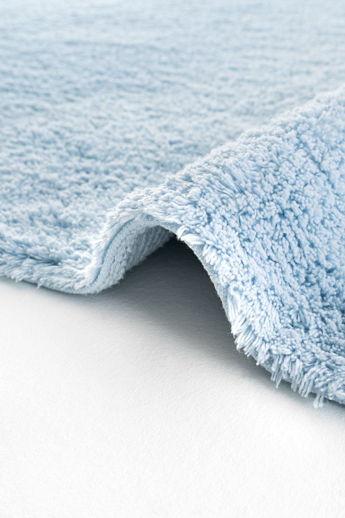 Cool Halı Cool Cotton Ccn Mavi Makinede Yıkanabilir Kaymaz Tabanlı Naturel Pamuk Dokuma Bebek Halısı fotoğrafı 5 (önizleme)