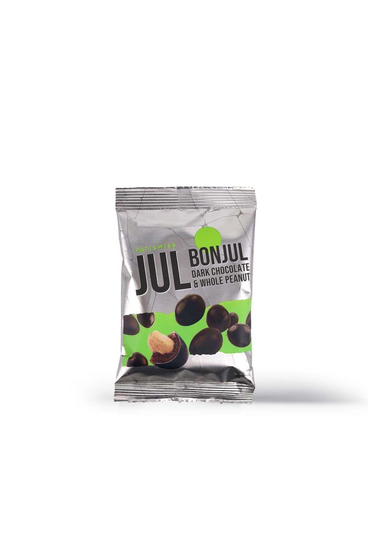Jul Bonjul Bitter Çikolata Kaplı Yer Fıstığı Draje, 80g