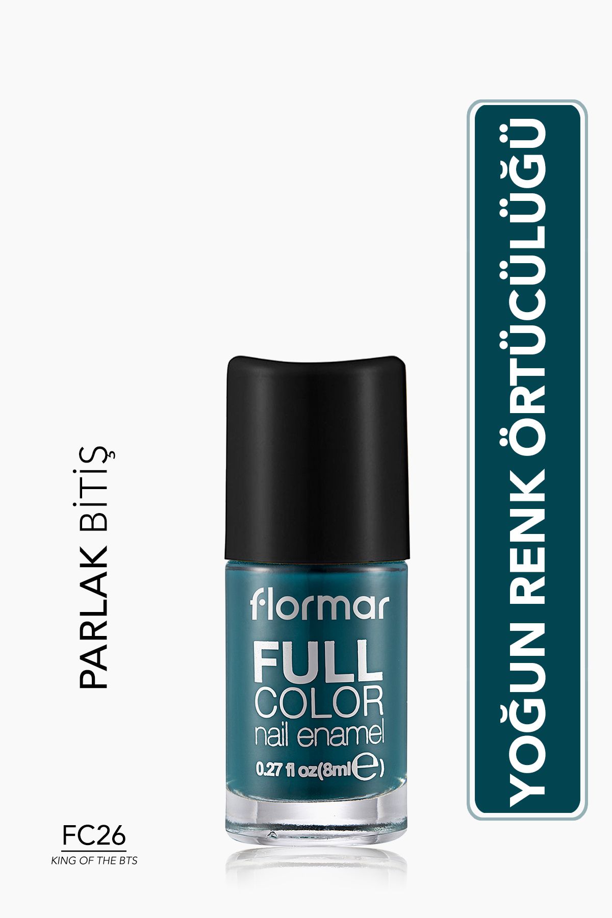 Flormar Full Color Ultra Yüksek Pigmentli & Parlak Bitişli Oje