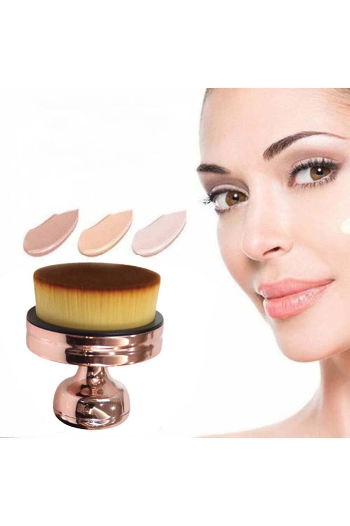 براش آرایشی برس پایه کانسیلر نرم حرفه ای آسان برای استفاده از Fontenay