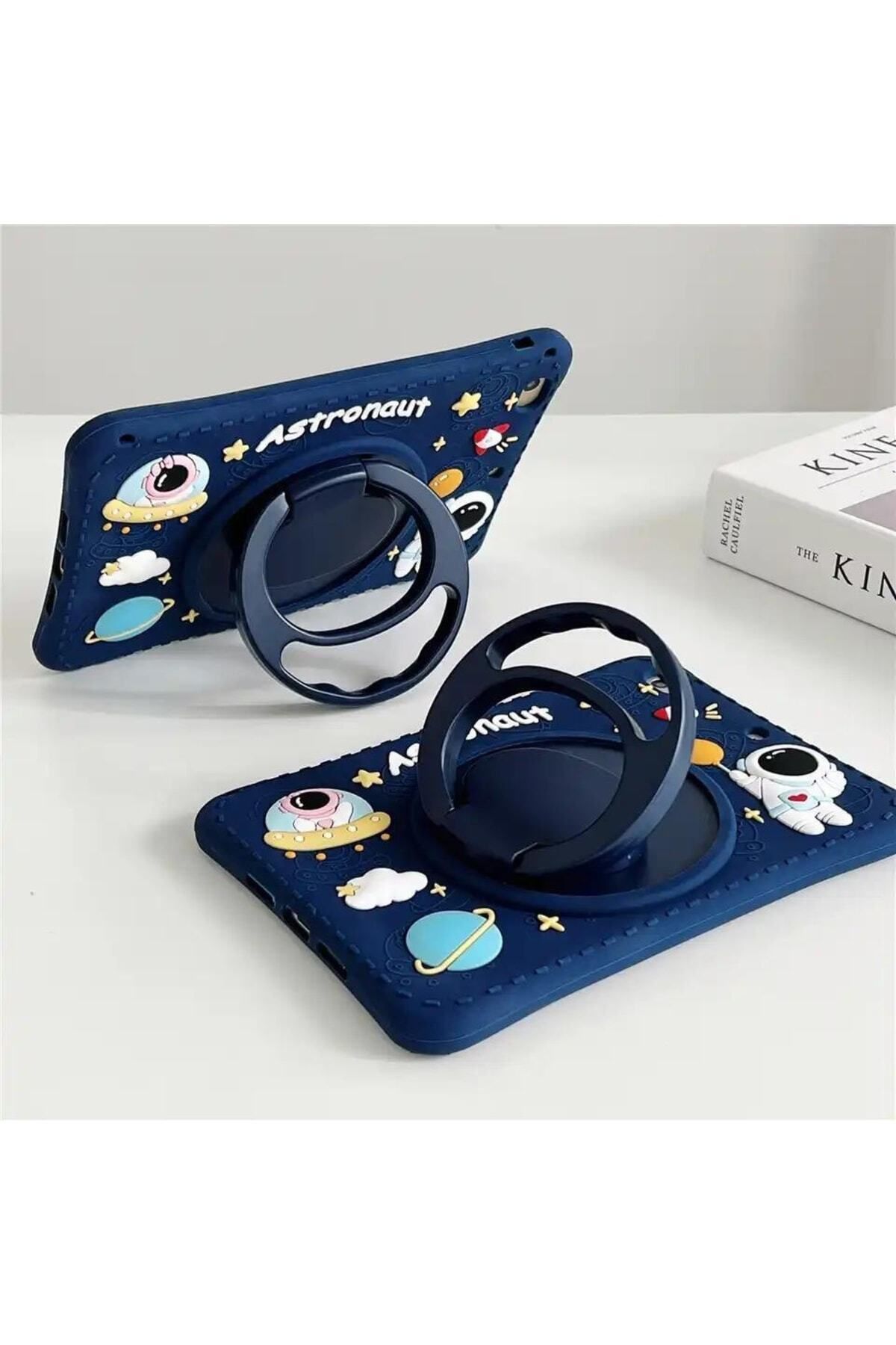 Alfa MEC-Samsung Galaxy Tab A7 Lite Sm-t220 8.7 Inch Compatible Astronaut Case with Stand Fun Protection 5