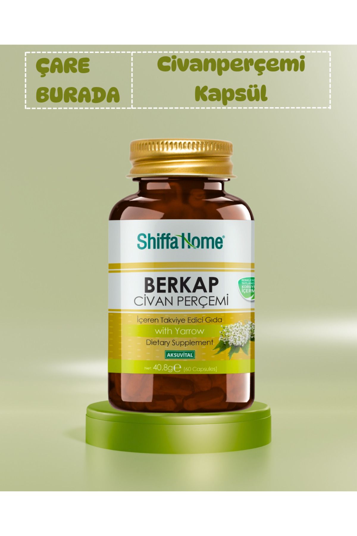 Shiffa Home Berkap Civanperçemi Kapsül 60 adet