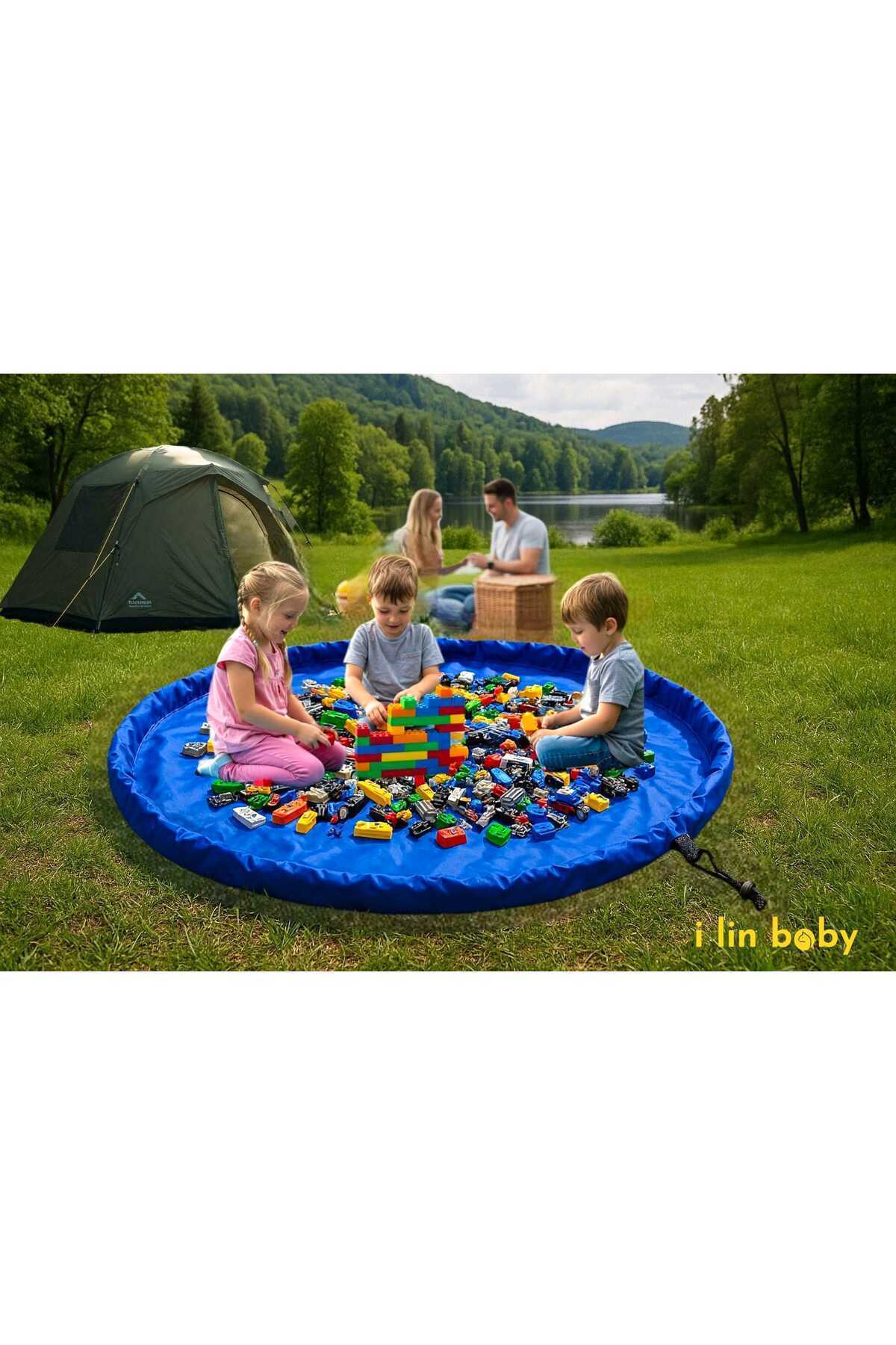 i lin baby Oyuncak Organizatörü Ve Oyun Örtüsü – Pratik Ve Çok Amaçlı Saklama Çözümü Oyuncaklar Sepeti fotoğrafı 2 (önizleme)