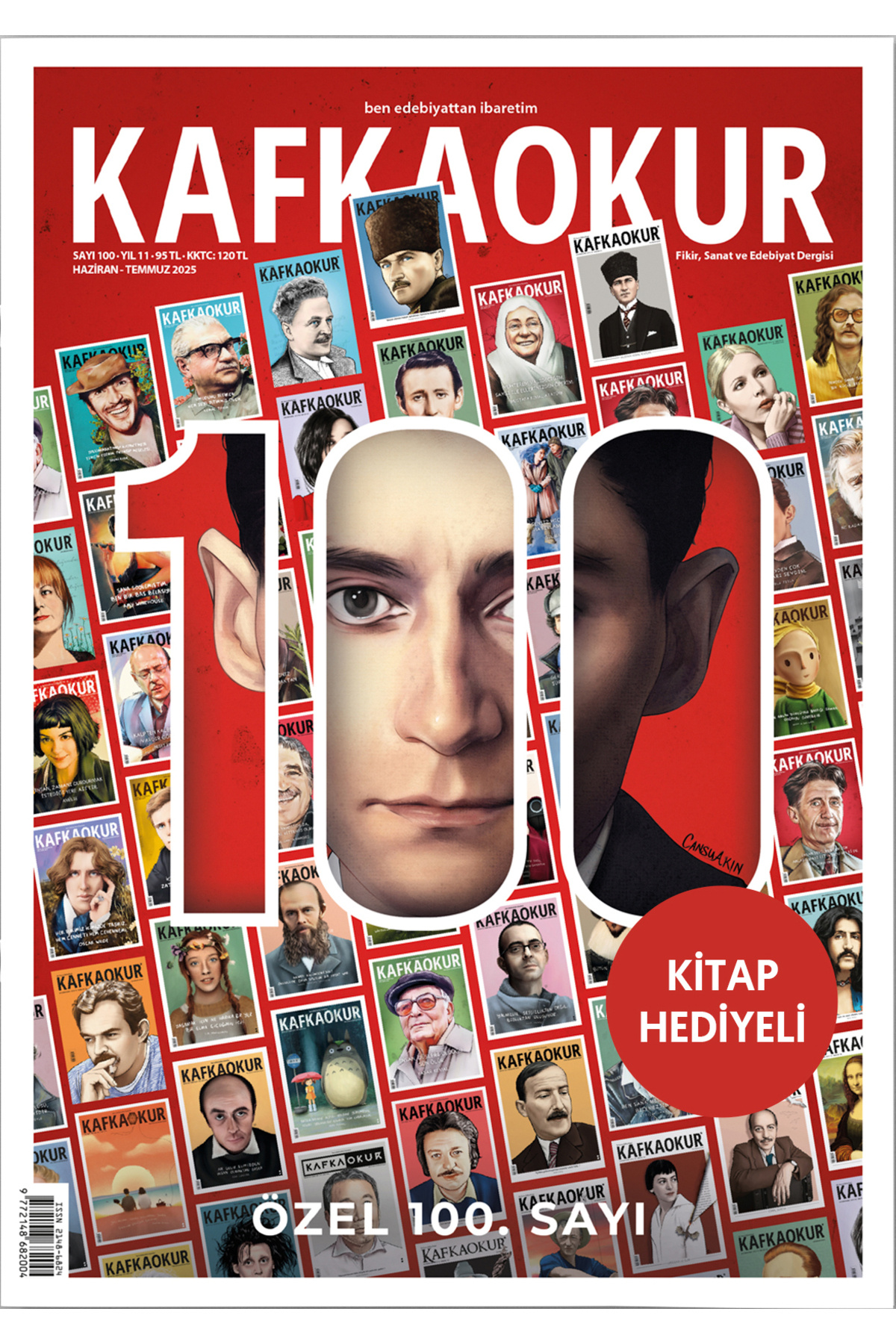 KafkaOkur Dergisi Sayı 100 - Franz Kafka - Haziran - Temmuz 2025