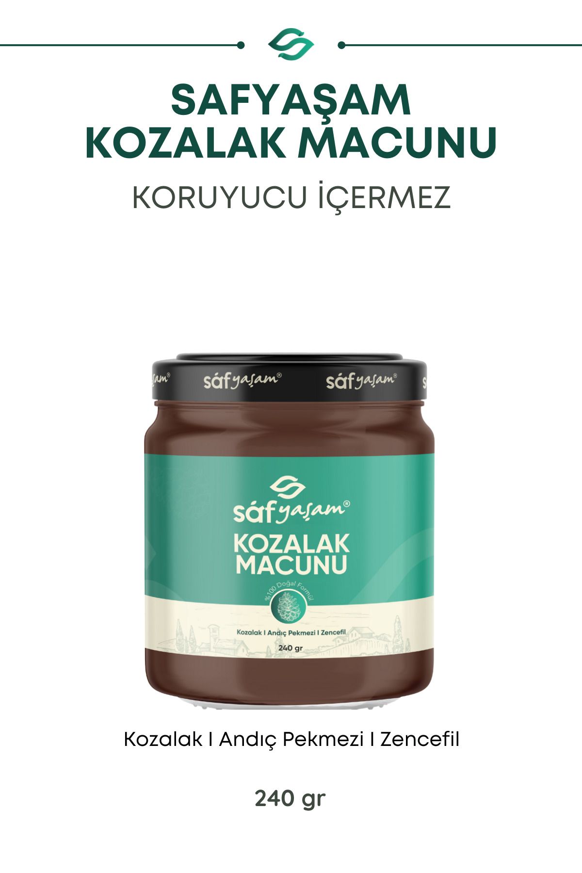 Kozalak Macunu Pekmezi Çam Kozalağı 240gr