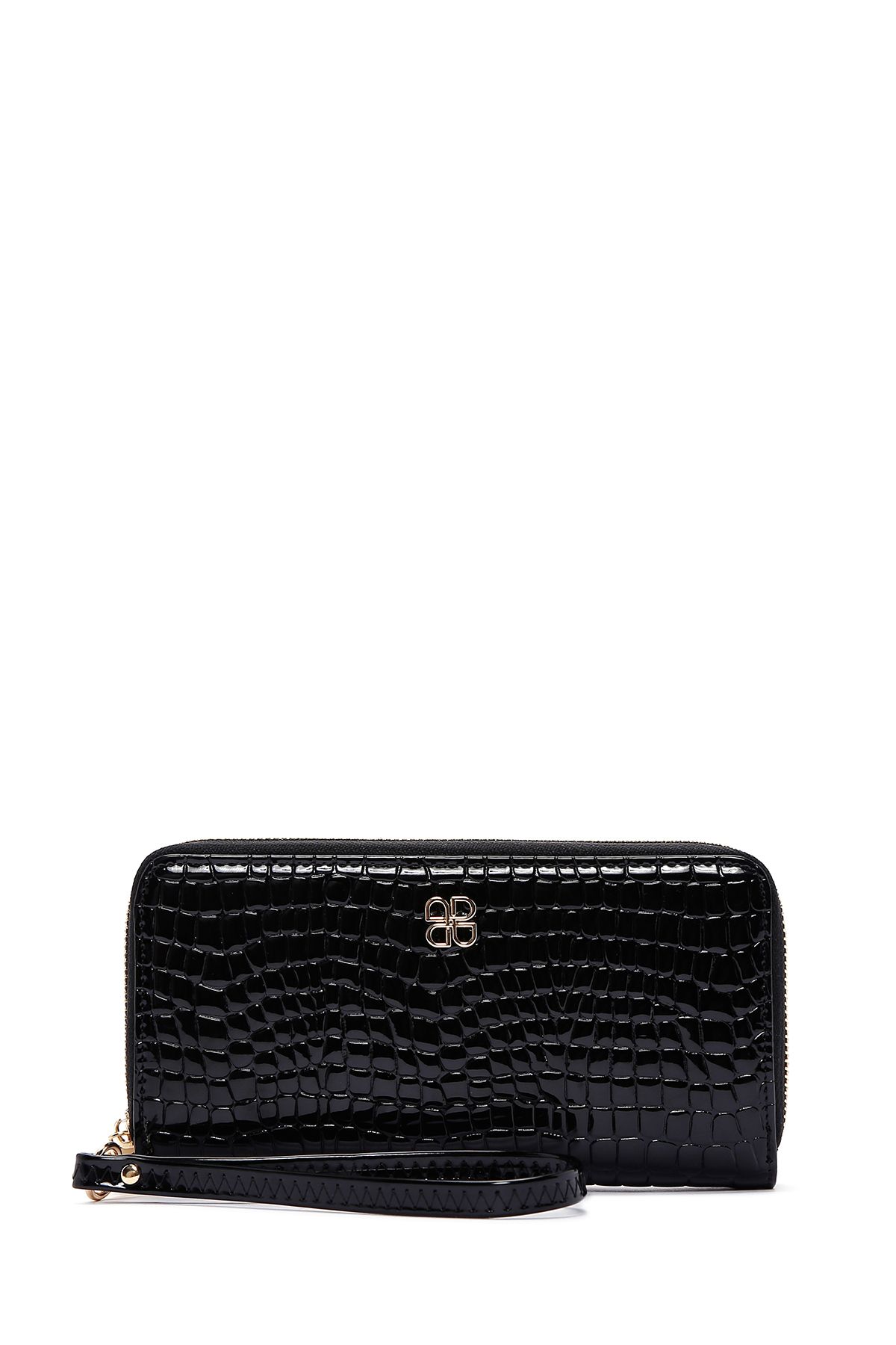 Derimod-Black Crocodile Women's Wallet - 000a2d5506e3 1