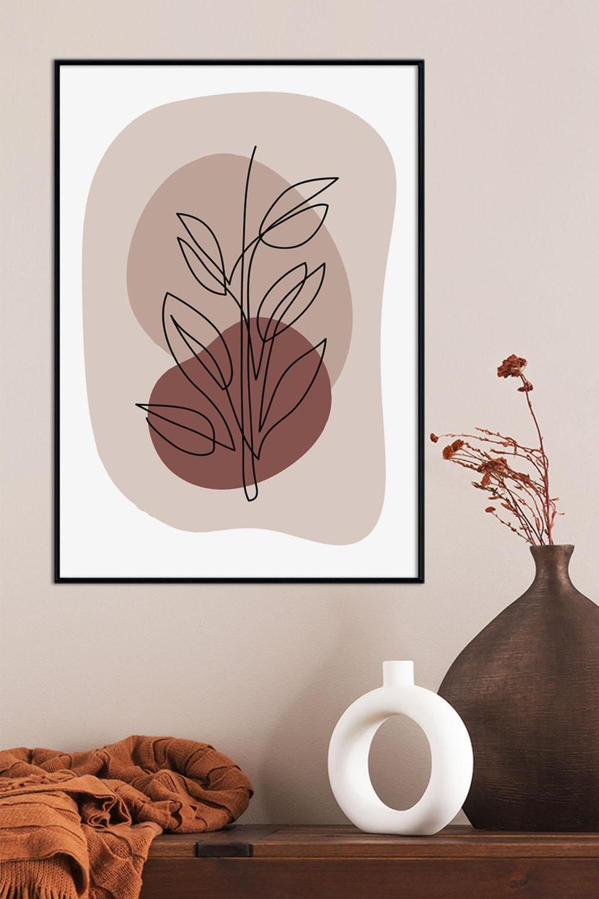 Artavessa Tek Parça Ahşap Çerçeve Görünümlü Pantene Renk Serisi MDF Tablo 20x30 cm - Model 12