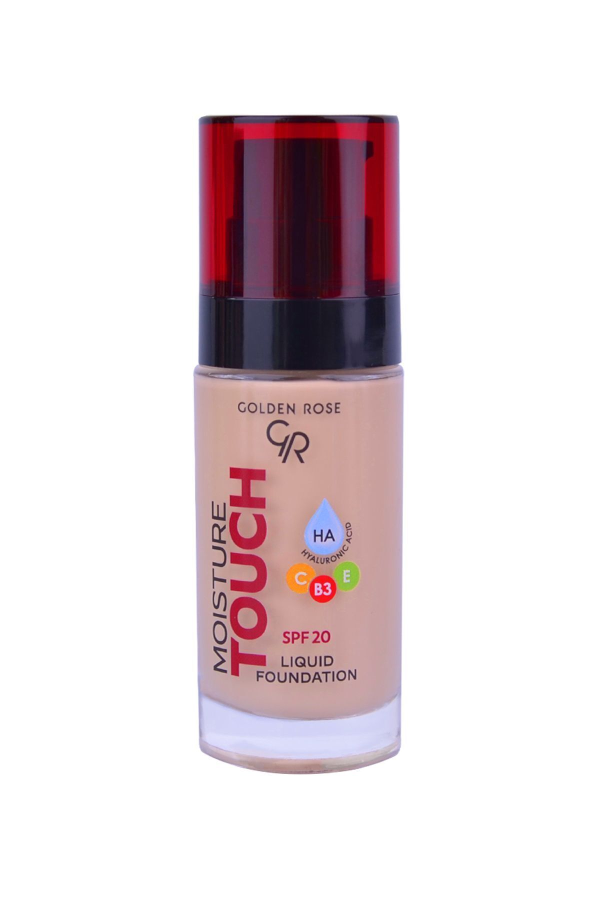 کرم پودر مرطوب کننده مویسچر تاچ شماره: 102 - کرم پودر مرطوب کننده هیالورونیک اسید SPF 20 - 30 میلی لیتر — سفید P-MLF — تصویر 4 از 6