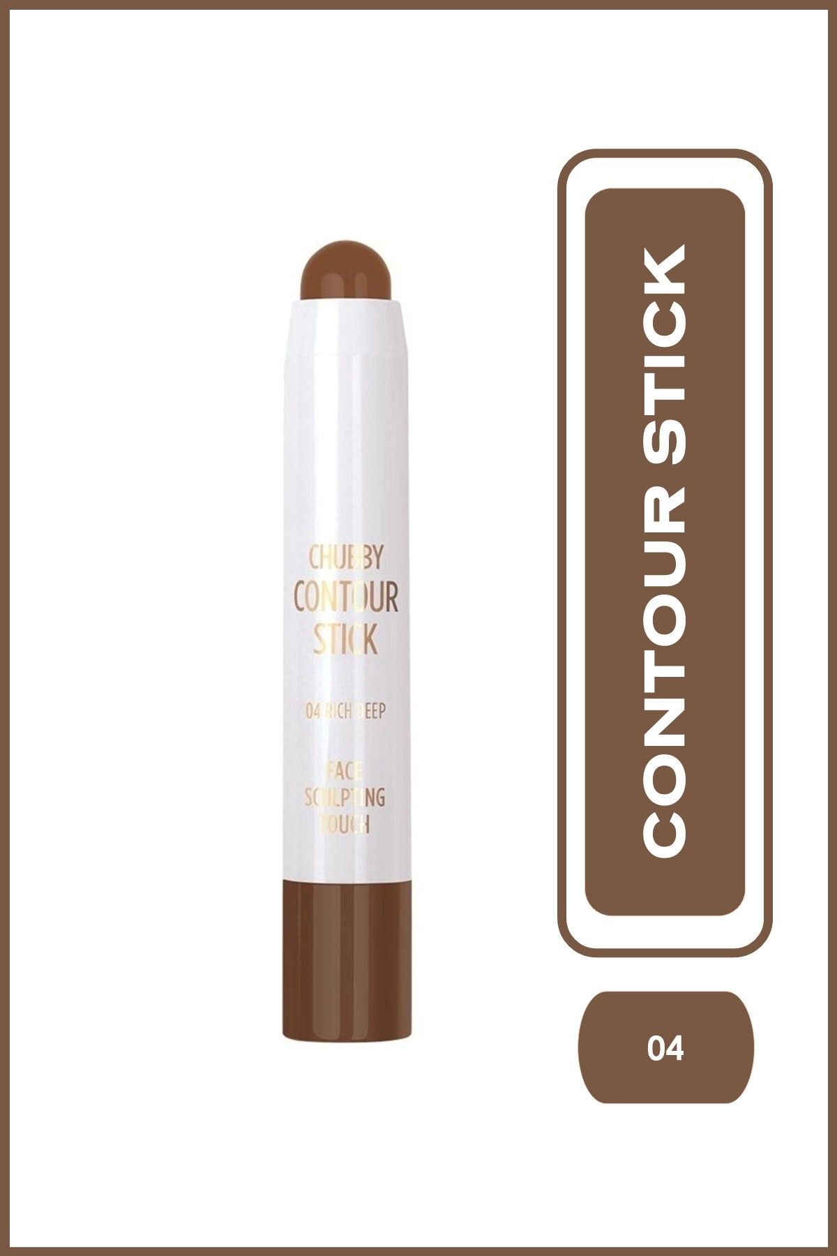 Golden Rose-Chubby Contour Stick No:04 Rich Deep 2