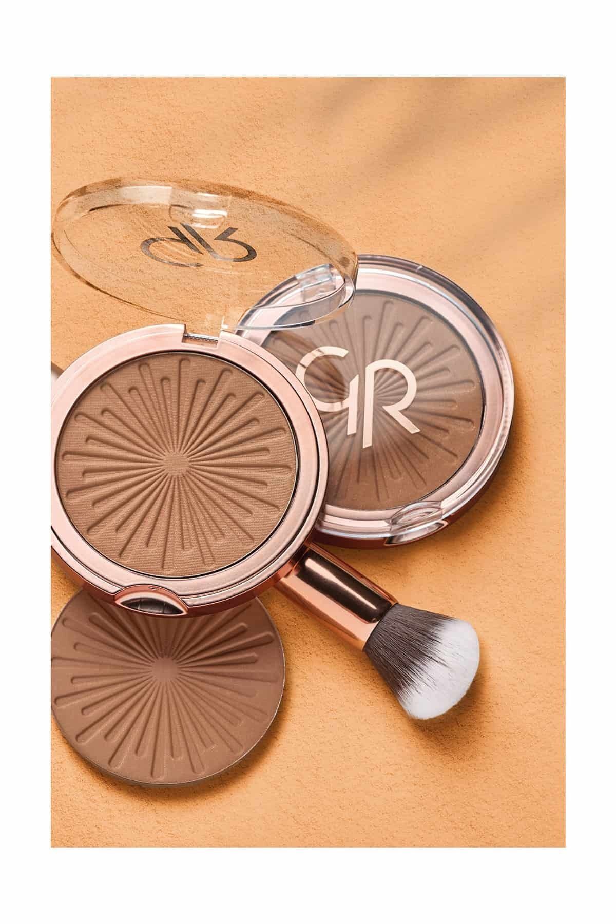Sun Bright Bronzer Powder - 04 Sunset - Bronzlaştırıcı Pudra — بژ P-SBP — تصویر 7 از 7
