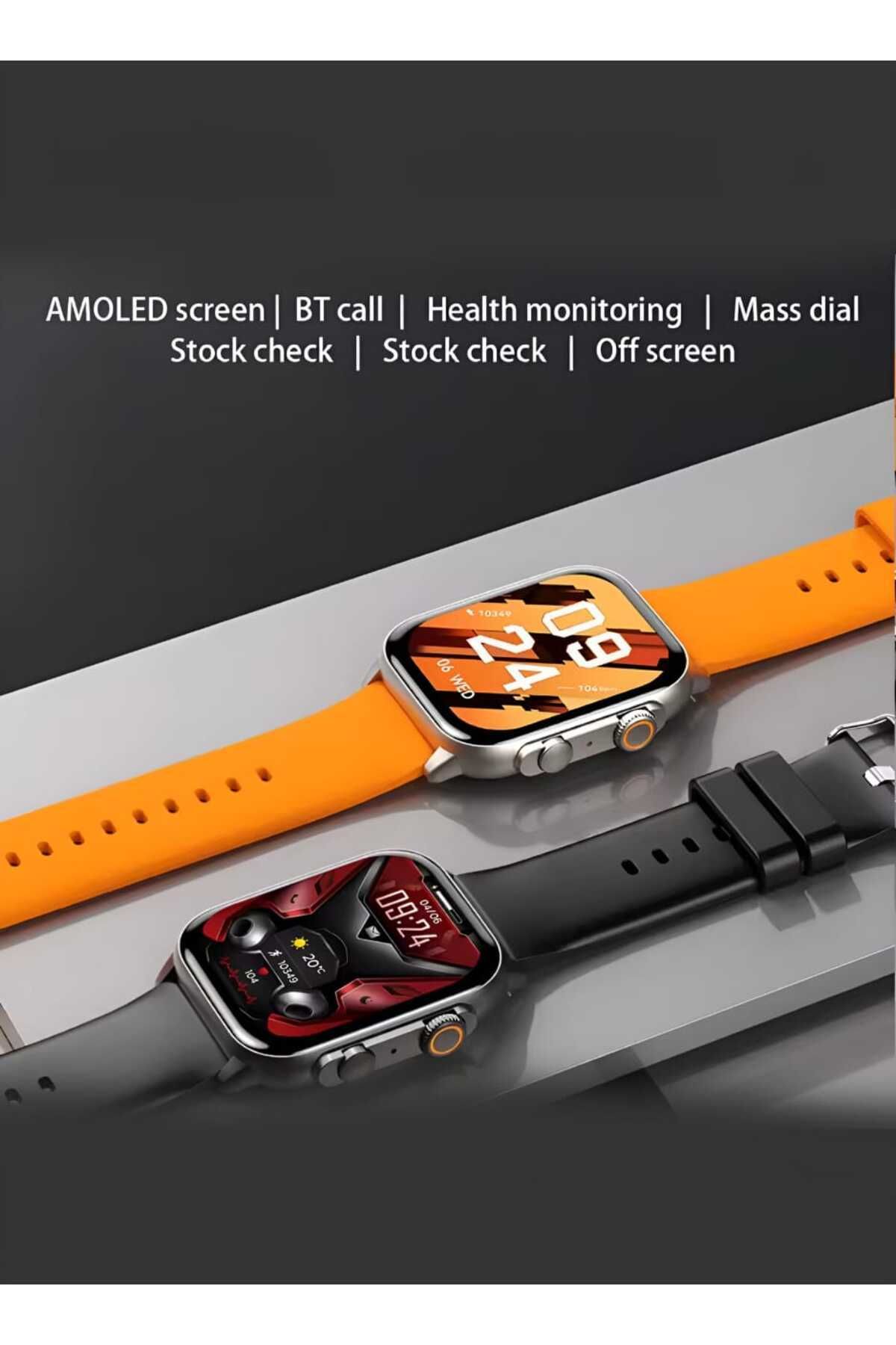 Winmax-Ultra Smart Watch With Amoled Display, 7 Custom Straps, Advanced Health & Fitness Tracking, A 4