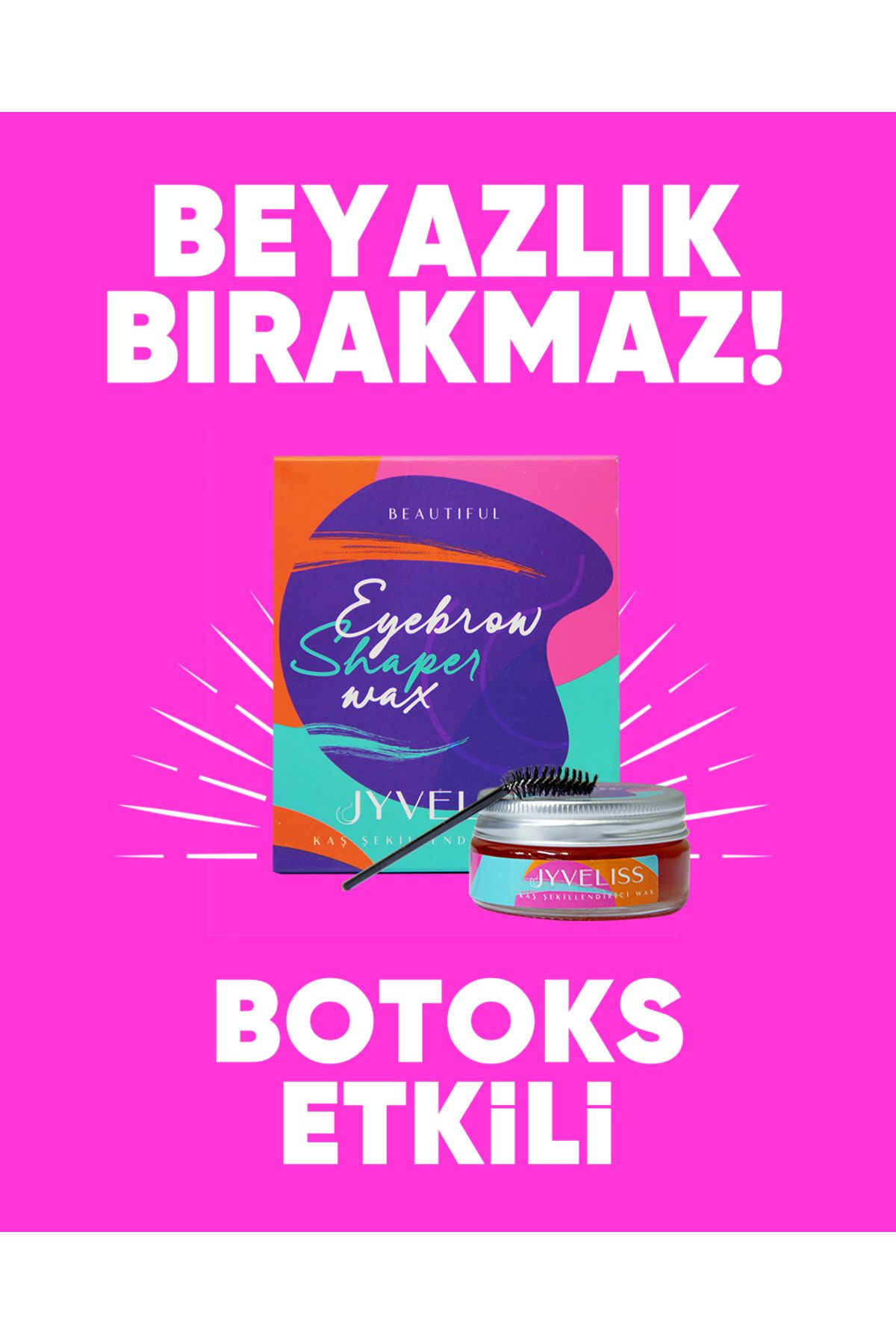 JYVELİSS Kaş Sabitleyici & Şekillendirici Wax 50ml