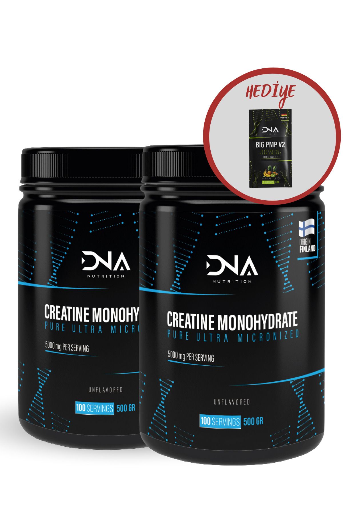 Creatine 500gr X 2 Adet (TOPLAM 1000GR - 200 SERVİS)