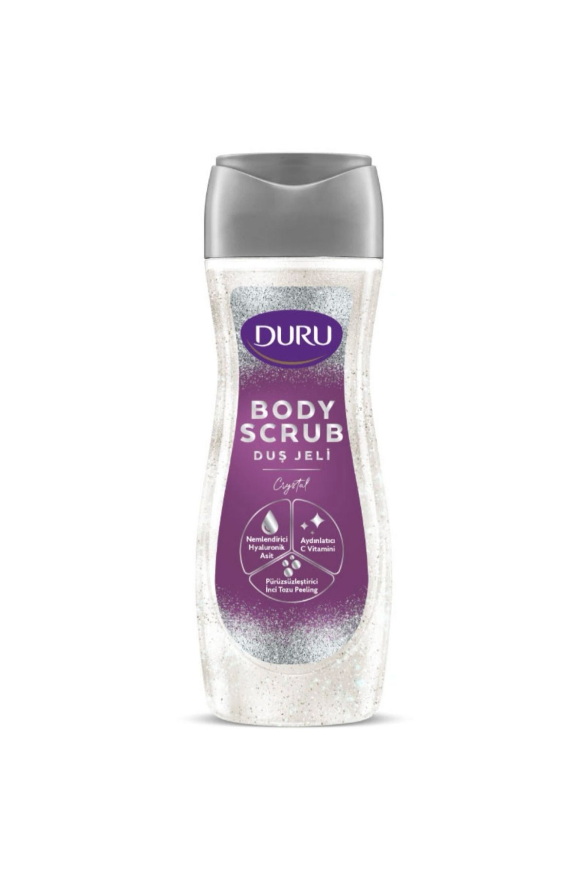 HISS Duru Body Scrub Duş Jeli – Crystal Işıltısı 450 ml