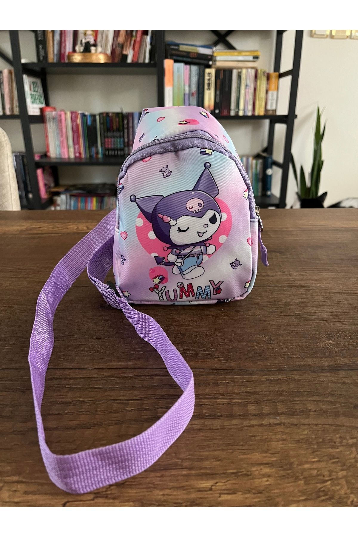 synshop Kuromi Yan Çanta Çapraz Çanta Karne Bayram Doğum Günü Hediyesi