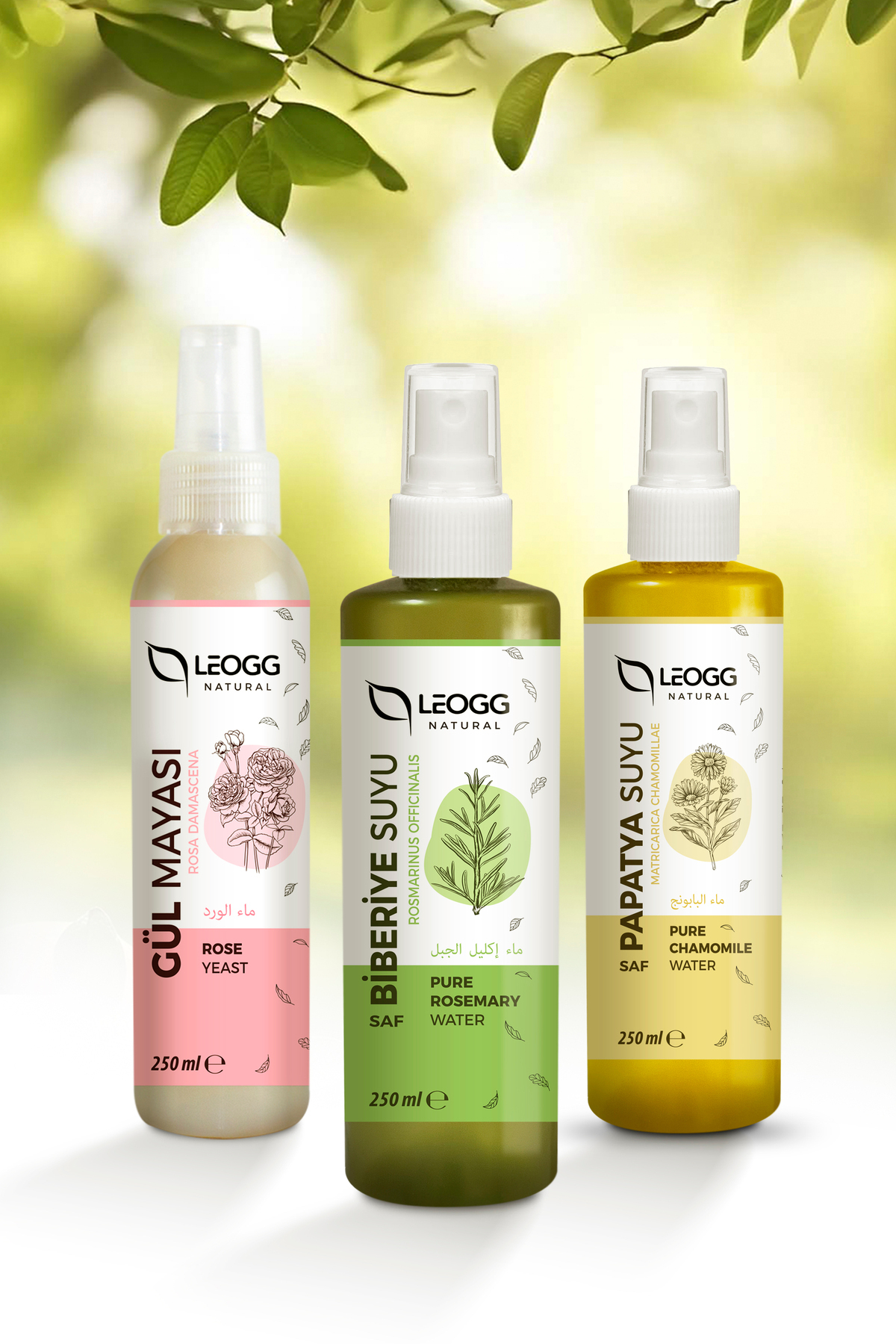 Papatya Suyu 250 ml %100 Saf ve Doğal Rahatlatıcı ve Nemlendirici Saç Açıcı Tonik — Leogg Natural Papatya Suyu — تصویر 8 از 8
