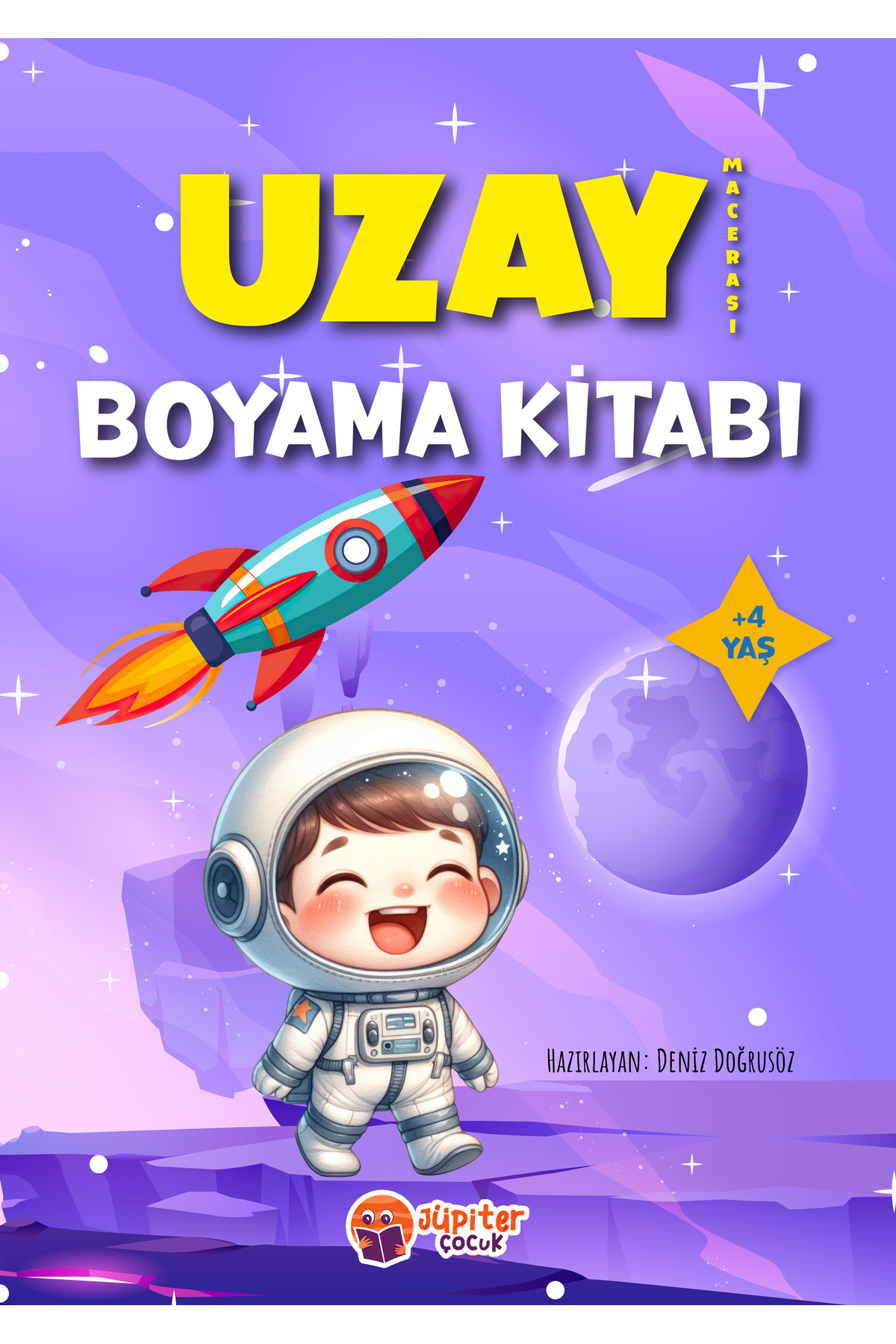 Uzay Macerası Boyama Kitabı | Çocuklar Için | 28 Sayfa | Eğitici Ve Eğlenceli Boyama Kitabı
