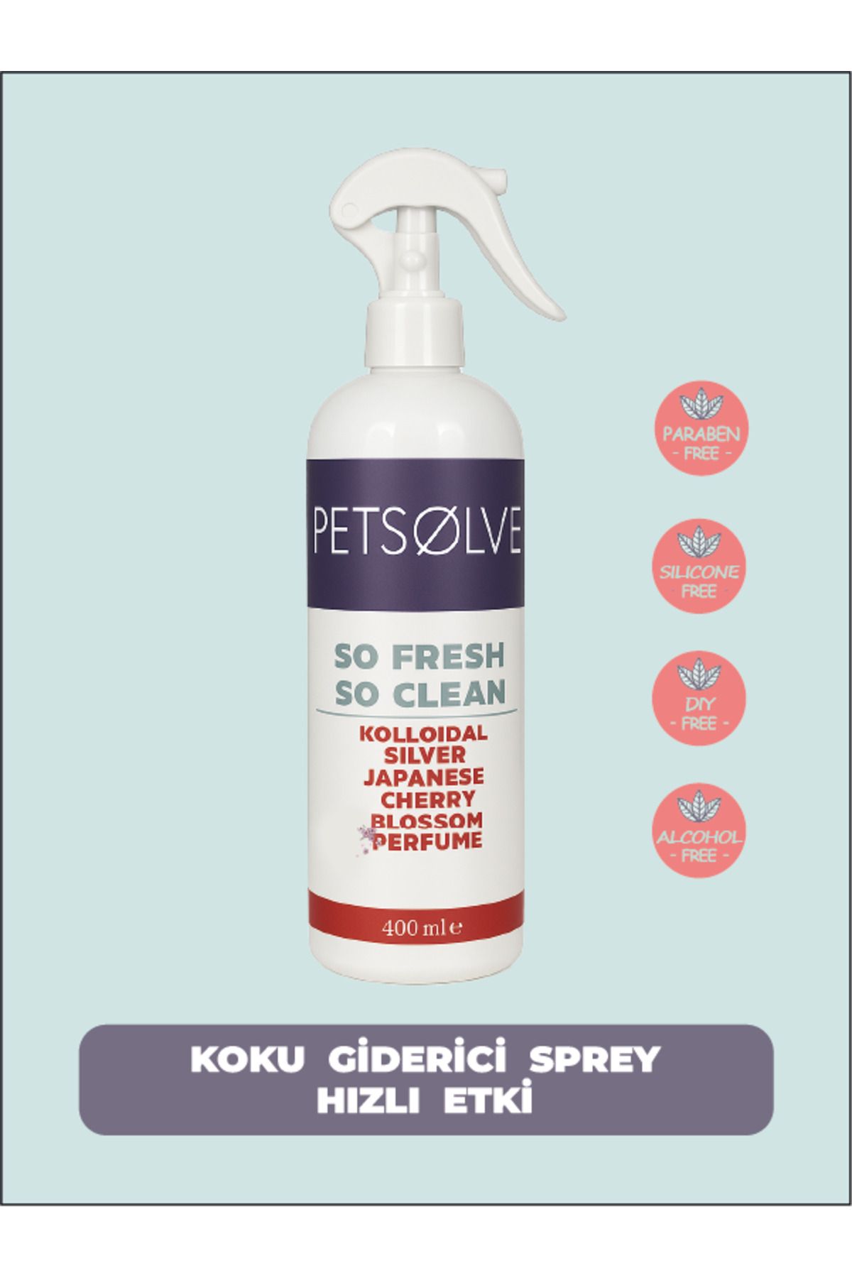 PETSOLVE So Fresh So Clean - Kum Koku Giderici 400ml
