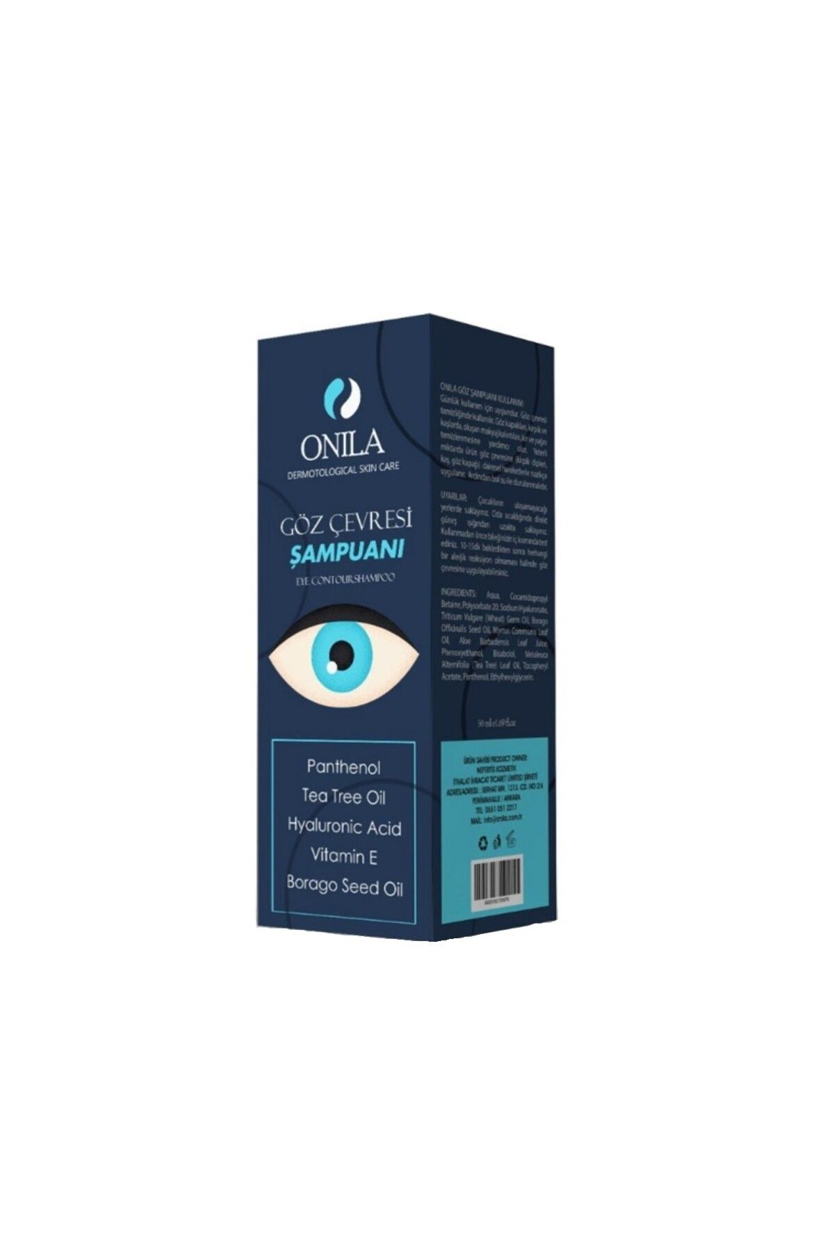 Onila-Eye Contour Care Shampoo 50ml (Cleaning of Eyelids, Eyebrows and Lashes) 07/ 2026 2