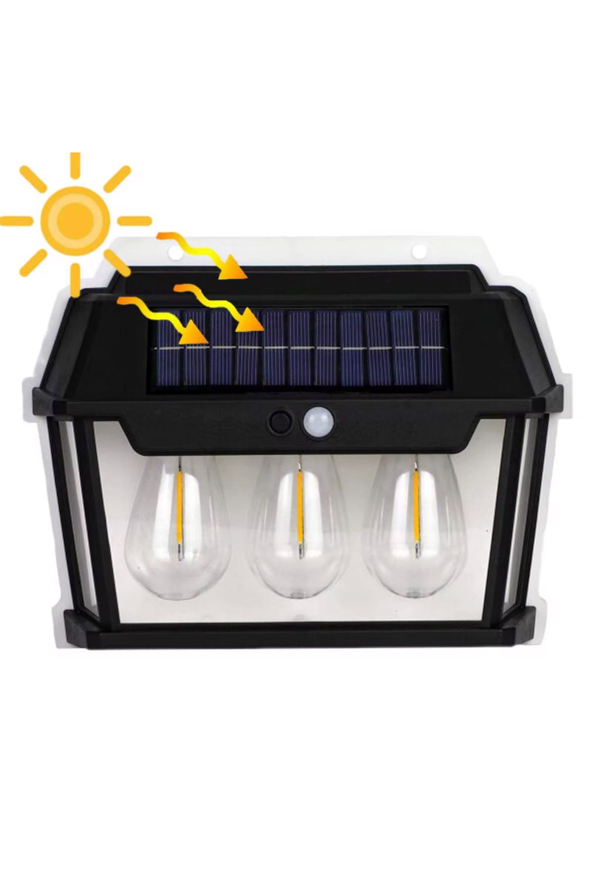 OEM-Lampă solară LED pentru exterior 38W cu 3 becuri 3
