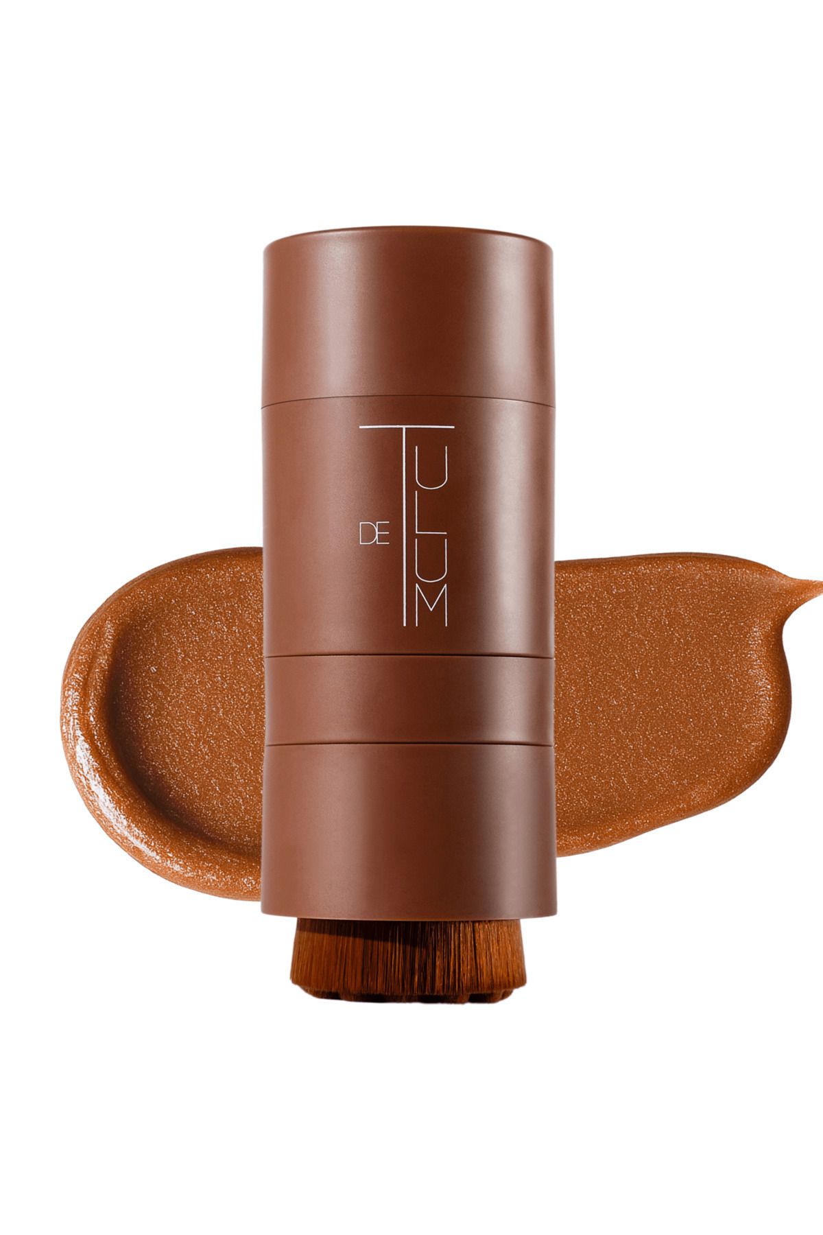 de tulum Bronzaura Glow | Güneş Altında Kullanım | Gold Işıltılı Bronzlaştırıcı Fırçalı Vücut Stick