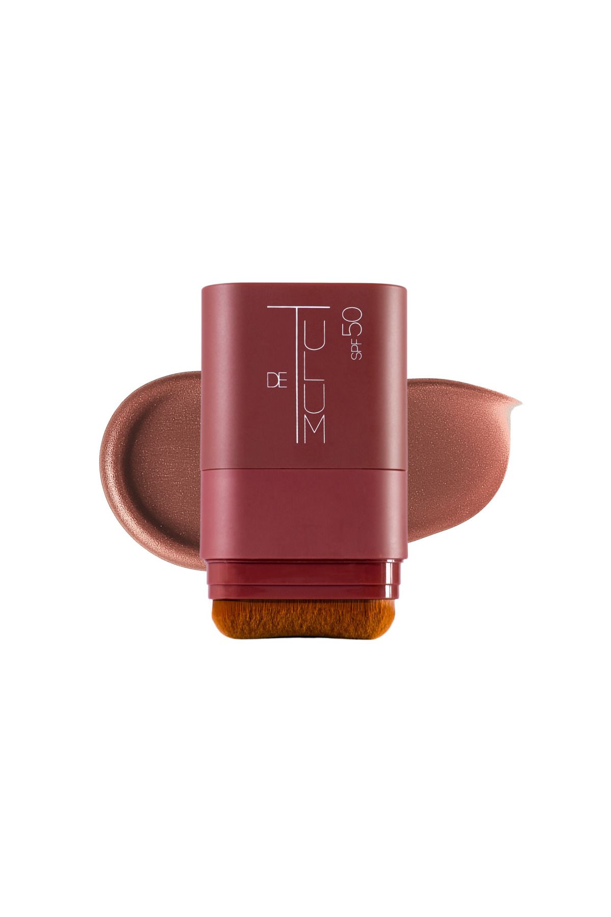 de tulum Brillonz Face Stick 50 SPF | Bronzluk Veren Işıltılı Yüz Aydınlatıcı Stick | Bronze Glow Face Stick