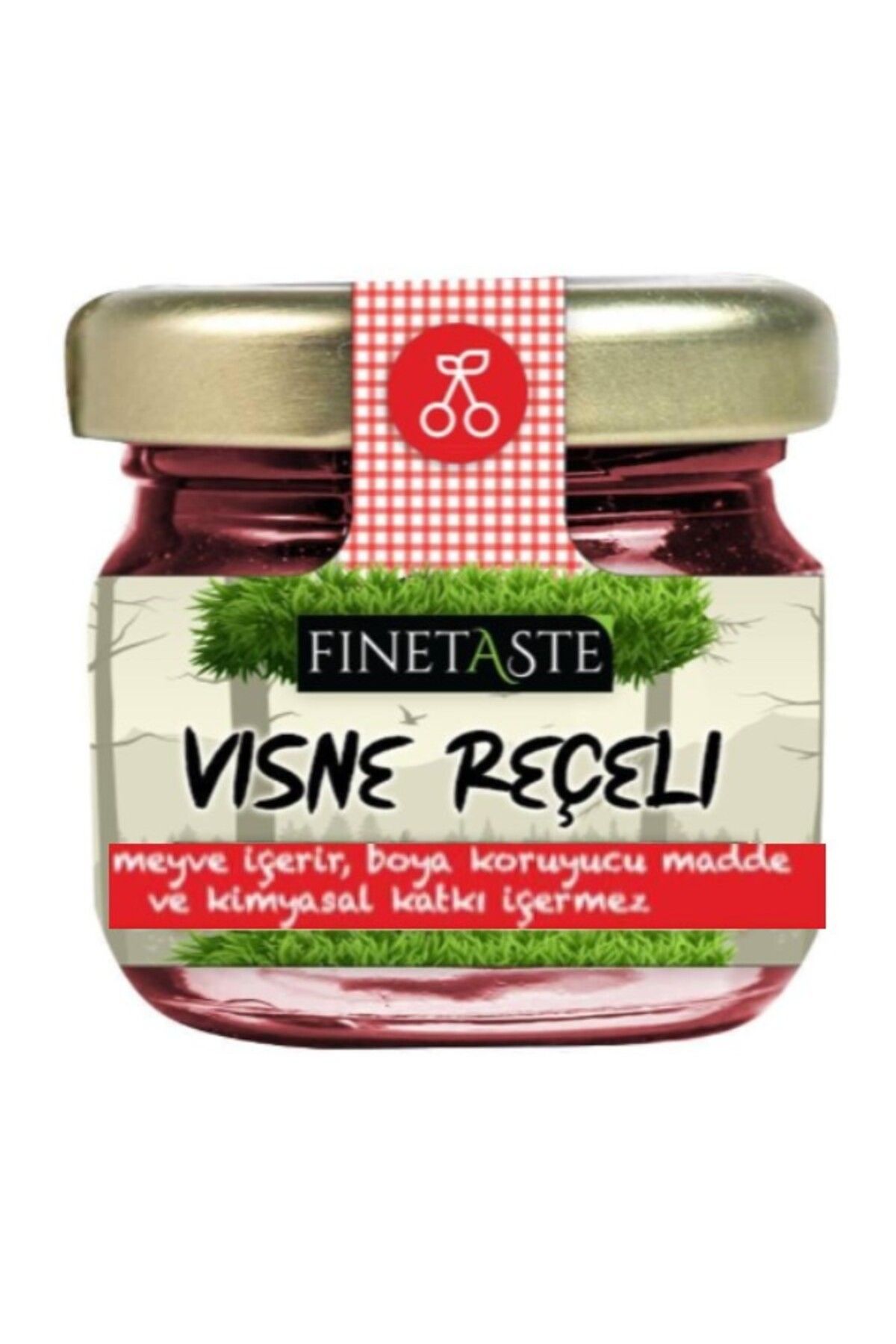 Fine Taste Vişne Reçeli (% 45 Meyve) 34 Gr X 6 Adet